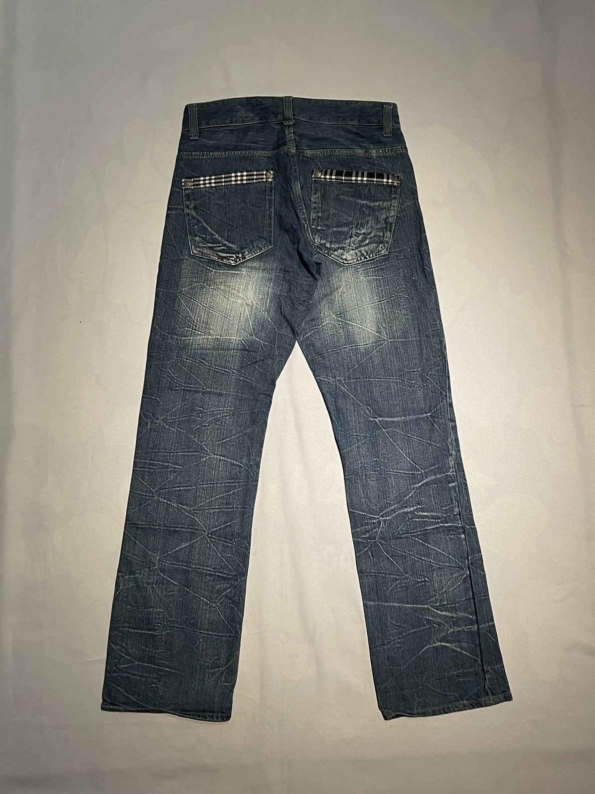 Japanese Brand × Vintage Japanese Brand Wild Life Distressed Denim Pant Size US 32 / EU 48 - 2 Thumbnail