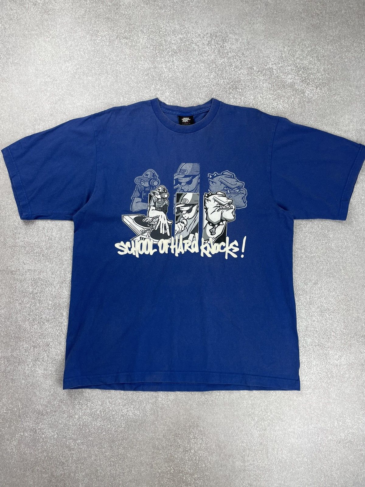 Japanese Brand × Vintage Vintage School Of Hard Knock Hip Hop Tee T Shirt Size US L / EU 52-54 / 3 - 1 Thumbnail