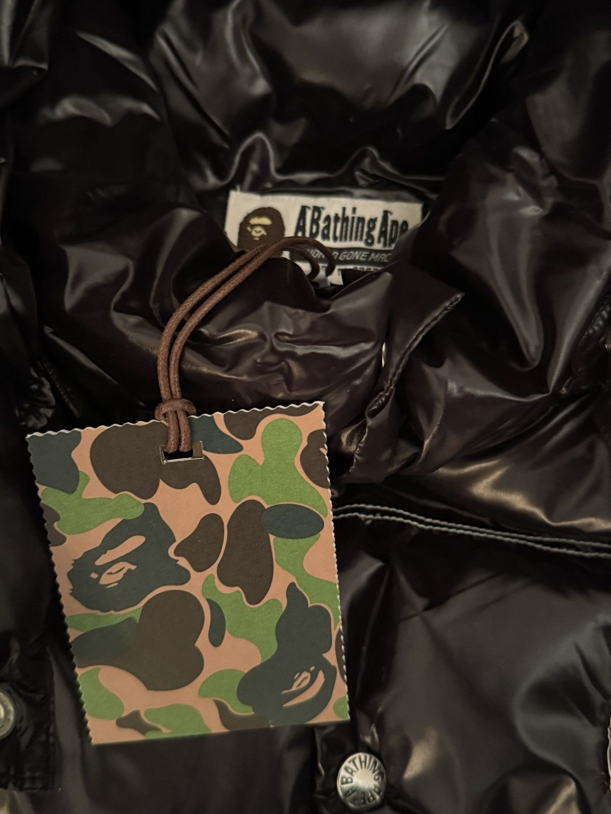 Bape GOAT Exclusive BAPE Nylonetal Badge Relaxed Fit Padded Vest Size US M / EU 48-50 / 2 - 5 Thumbnail