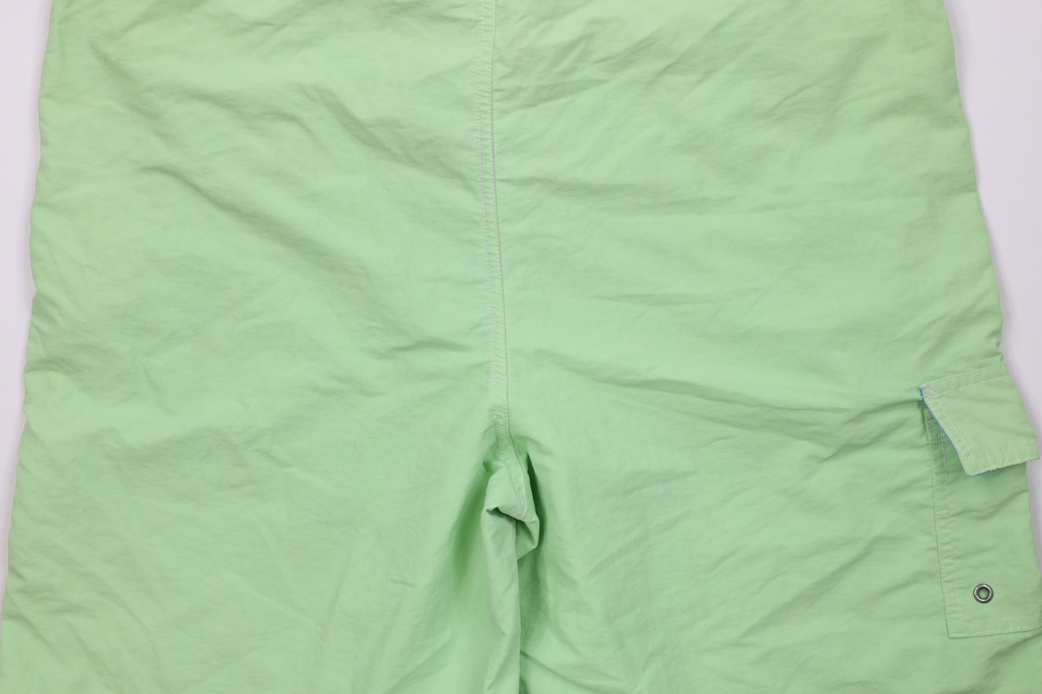 Ralph Lauren Vintage Ralph Lauren Cargo Shorts Swim Trunks Lime Green Size US 34 / EU 50 - 12 Thumbnail