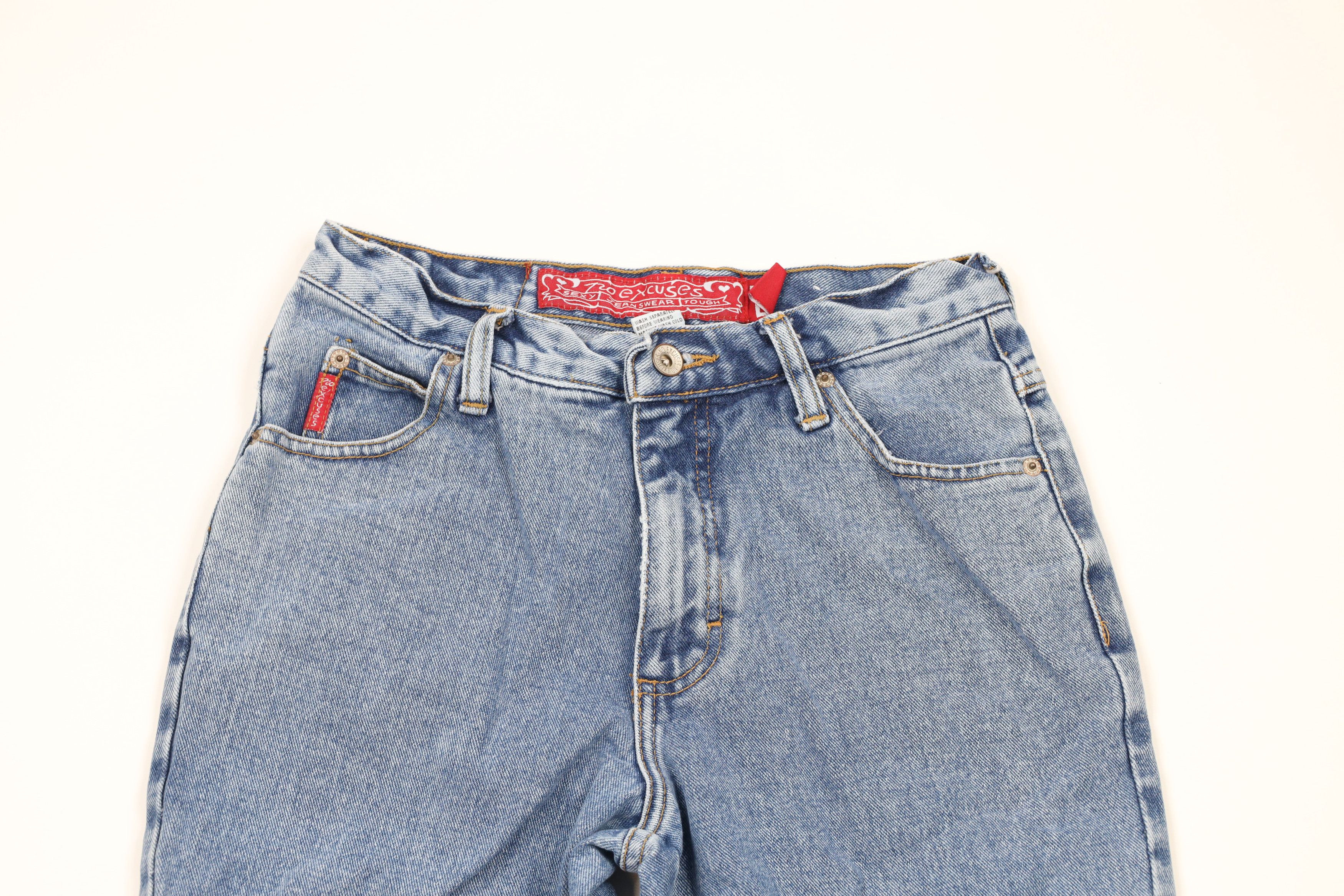 Vintage Vintage Y2K Streetwear Wide Leg Flared Denim Jeans Blue Size 30" / US 8 / IT 44 - 2 Thumbnail