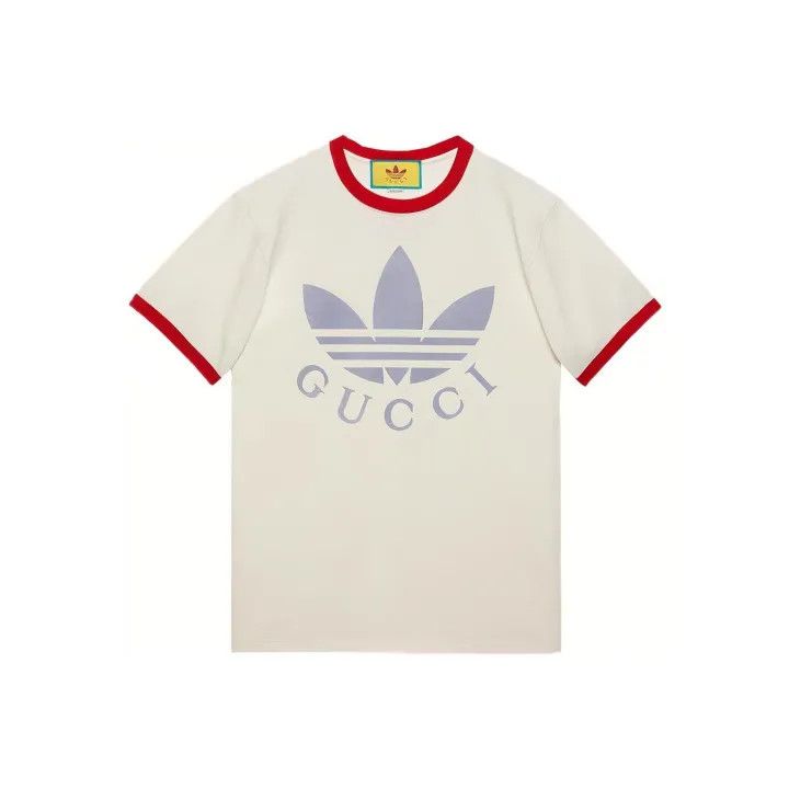 Gucci Gucci x Adidas Color-Blocked Logo Tee Size XS / US 0-2 / IT 36-38 - 1 Thumbnail