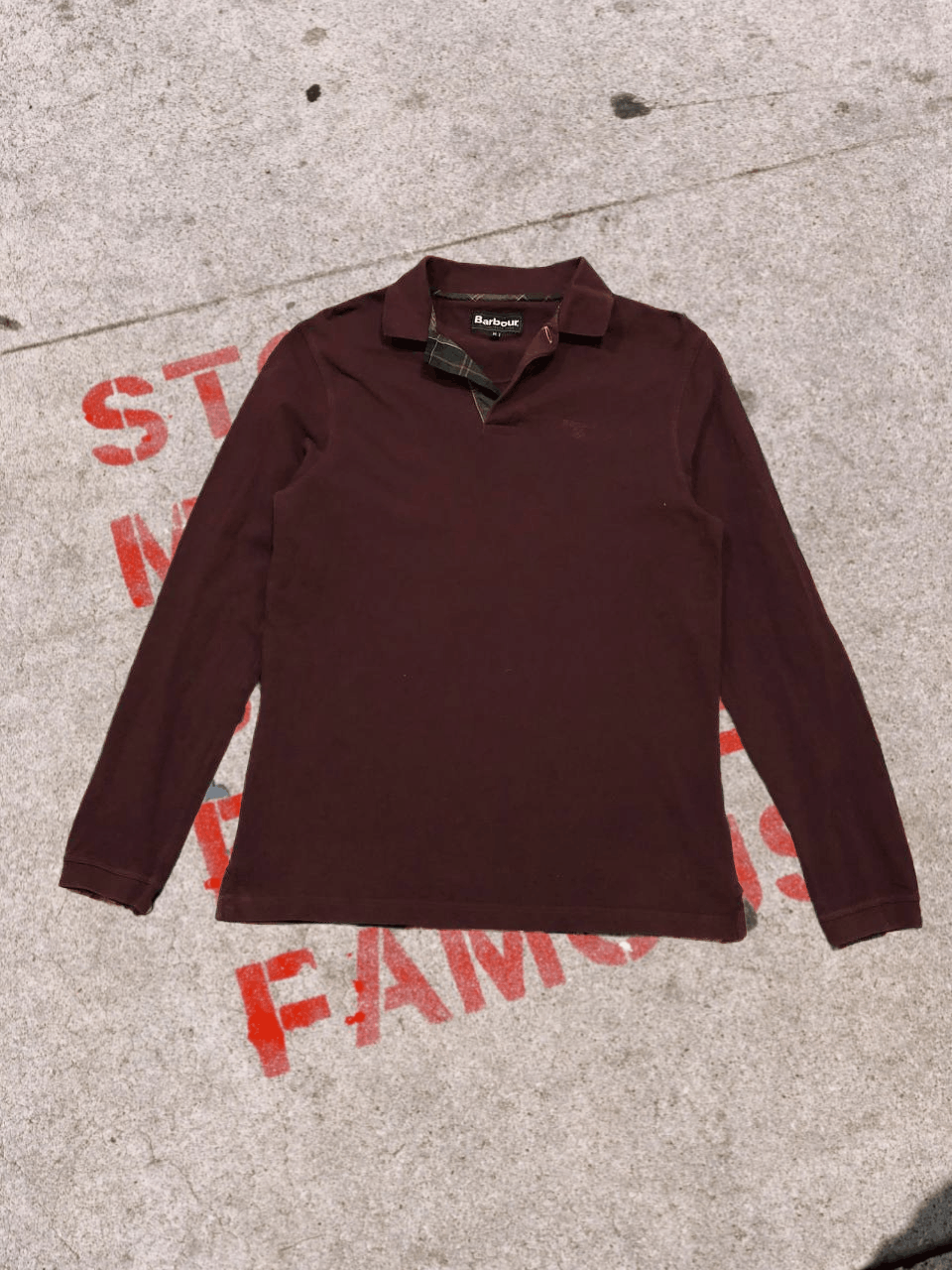 Barbour BARBOUR Rugby Long Sleeve Polo Striped Size US M / EU 48-50 / 2 - 1 Thumbnail