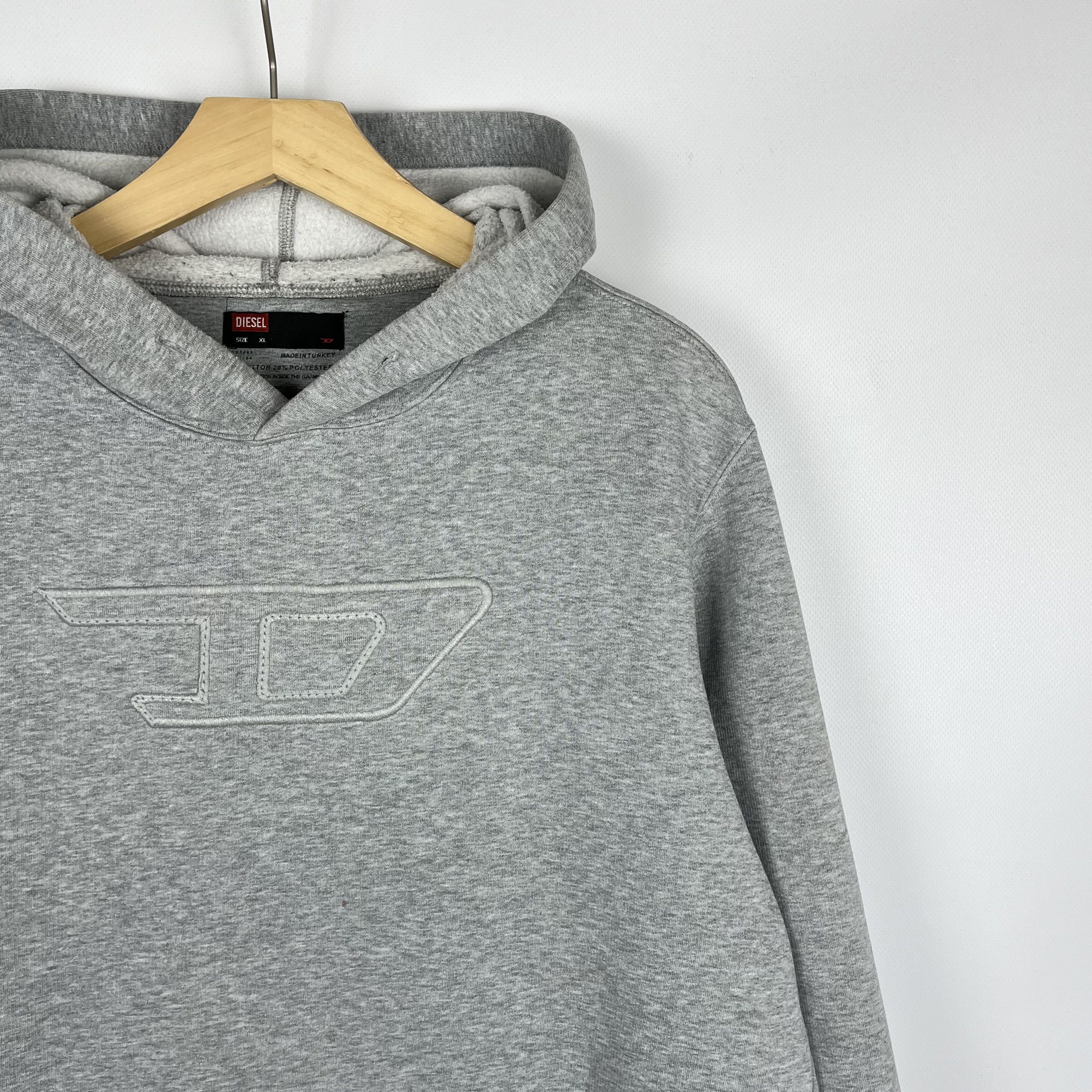 Diesel Vintage Diesel D Big Logo Hoodie 90’s Size US L / EU 52-54 / 3 - 4 Thumbnail