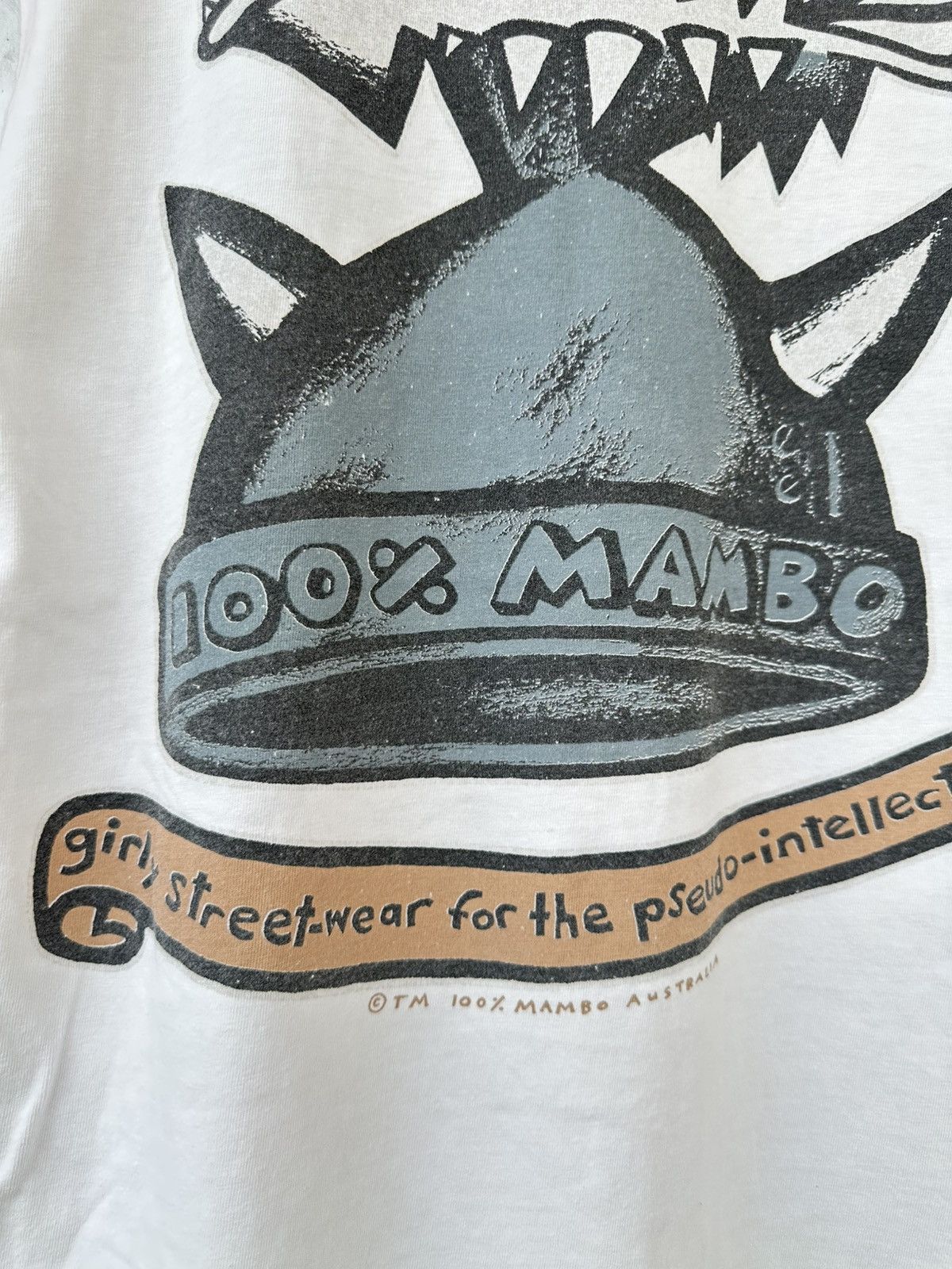 Mambo Vintage 90s Mambo Australia Girly Street-wear Surf Tee Size US L / EU 52-54 / 3 - 4 Thumbnail