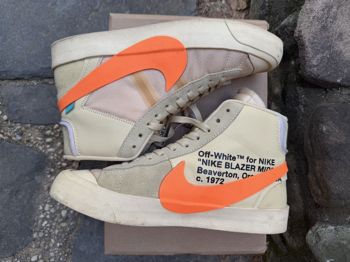 Nike × Off-White Nike x Off-White: Nike Blazer Mid “All Hallows Eve” sz 8.5 Size US 8.5 / EU 41-42 - 9 Thumbnail