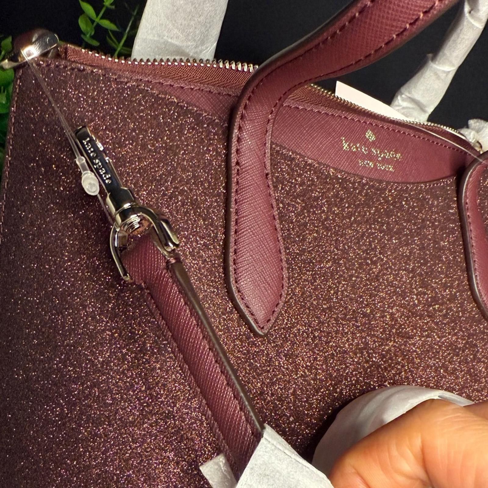 Designer × Kate Spade Kate Spade Deep Nova Glitter Satchel w Crossbody NWT Size ONE SIZE - 2 Thumbnail