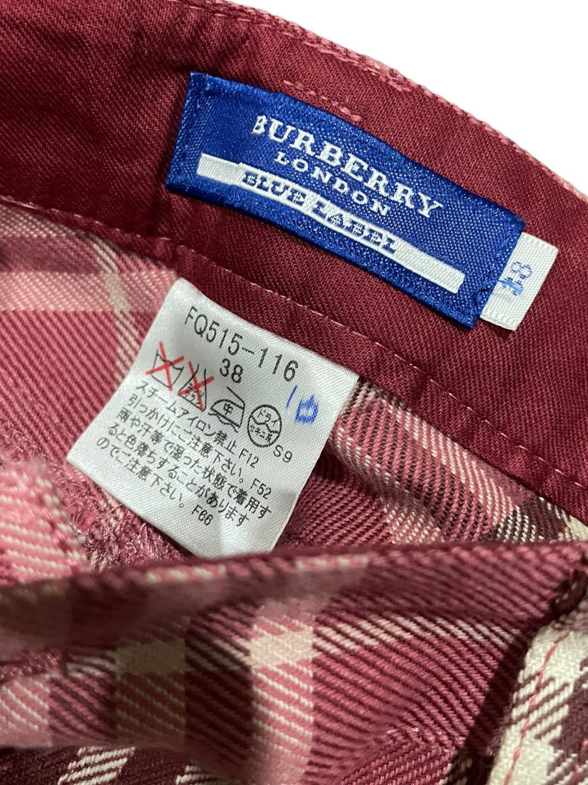 Burberry × Designer Burberry Blue Label Checkered Denim Size 29" - 15 Thumbnail