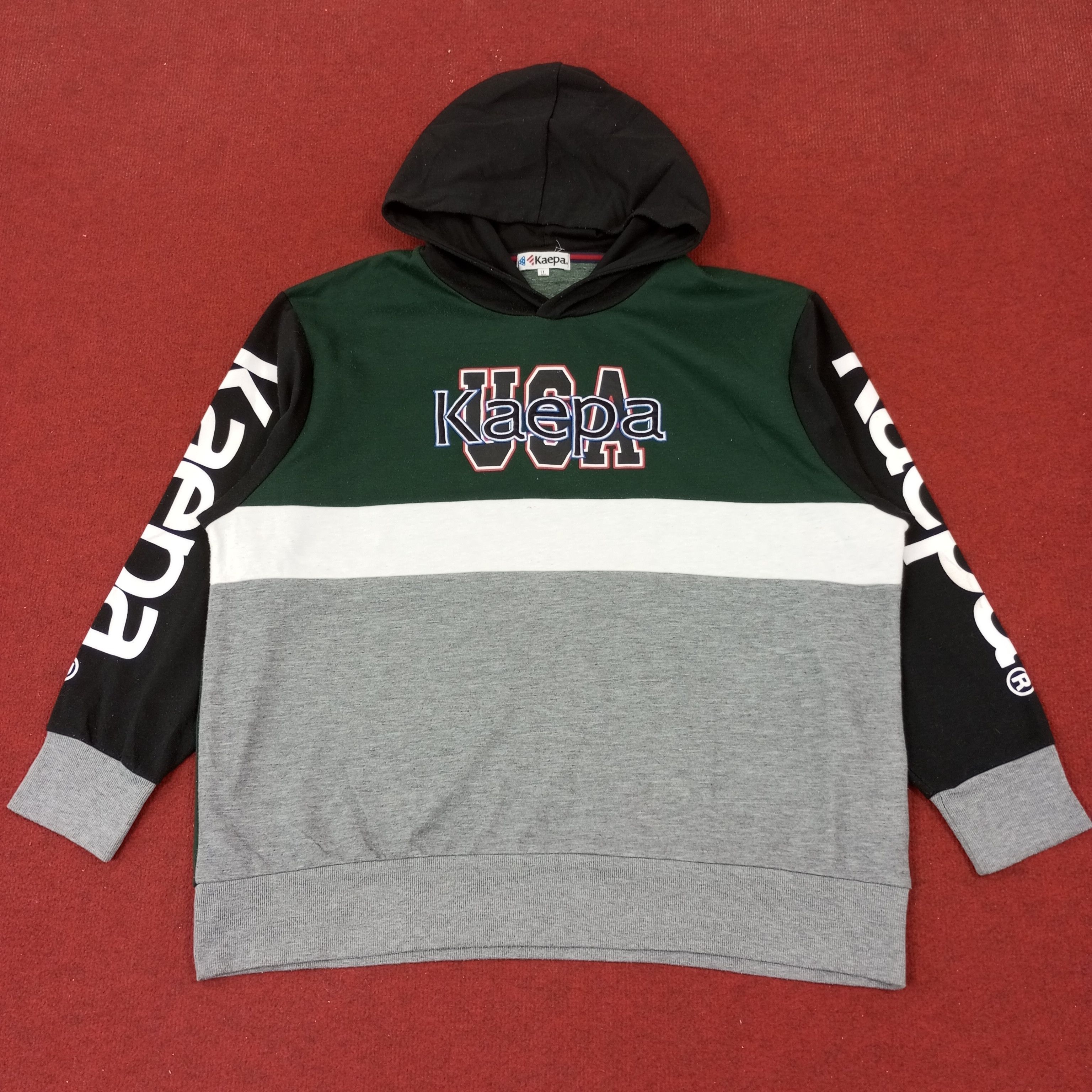 Vintage Kaepa Nice Design Hoodies c229n11 Size US XL / EU 56 / 4 - 1 Thumbnail