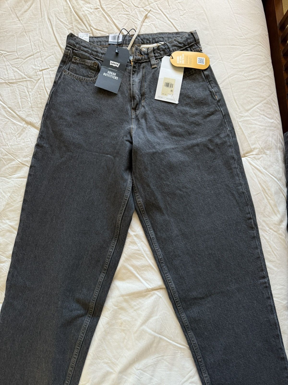 Levi's Levis Super Baggy Jeans 28x34 Grey Black Size US 28 / EU 44 - 1 Thumbnail