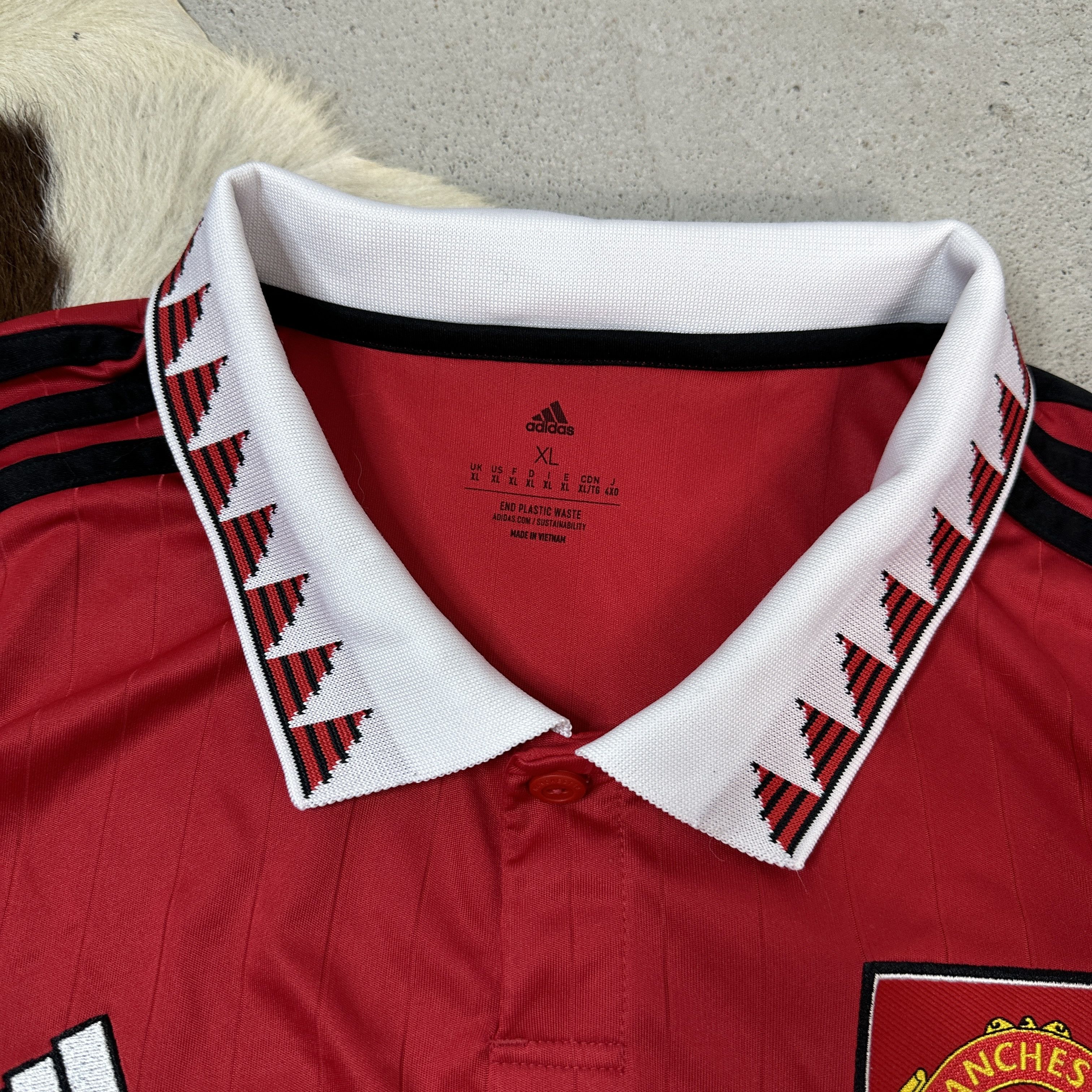 Adidas × Vintage Jersey Adidas Manchester United 22/23 Home Size US XL / EU 56 / 4 - 4 Thumbnail