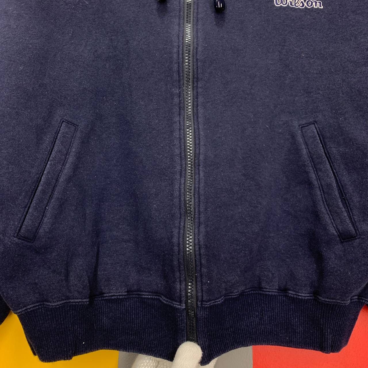 Wilson Vintage WILSON SPORT Zipper Hoodie #0461-12 Size US M / EU 48-50 / 2 - 10 Thumbnail