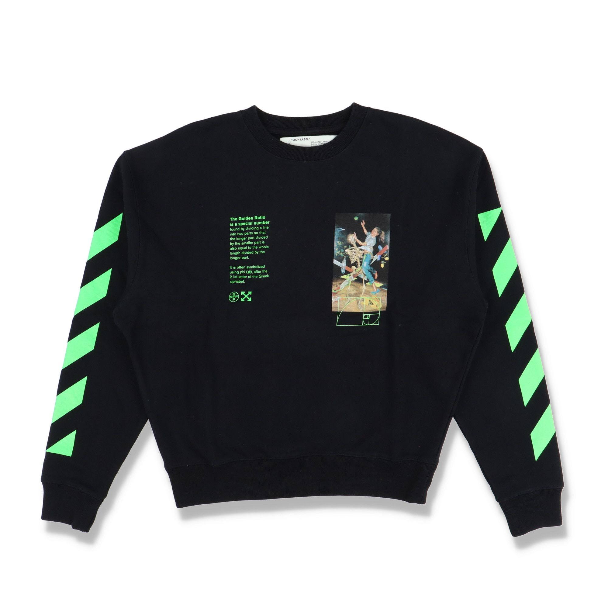 Off-White Black Pascal Golden Ratio Painting Sweatshirt Size US M / EU 48-50 / 2 - 5 Thumbnail