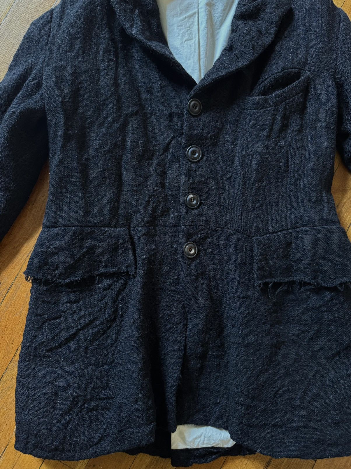 John Alexander Skelton Col. VI Black Wool Coat Size US S / EU 44-46 / 1 - 3 Thumbnail