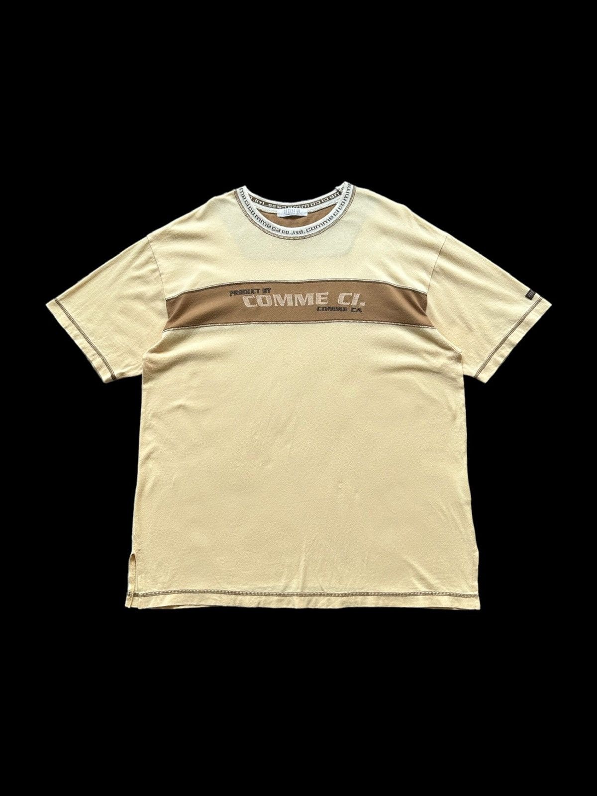 Comme Ca Ism 1980's Ca Est Ca by Comme Ci Comme Ca vintage tee Size US L / EU 52-54 / 3 - 1 Thumbnail