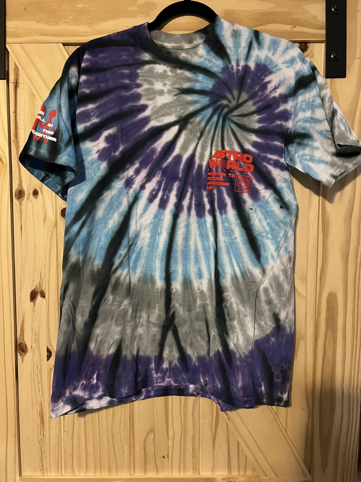Travis Scott Travis Scott Astroworld Festival 2019 Official Souvenir tee Size US XL / EU 56 / 4 - 1 Thumbnail