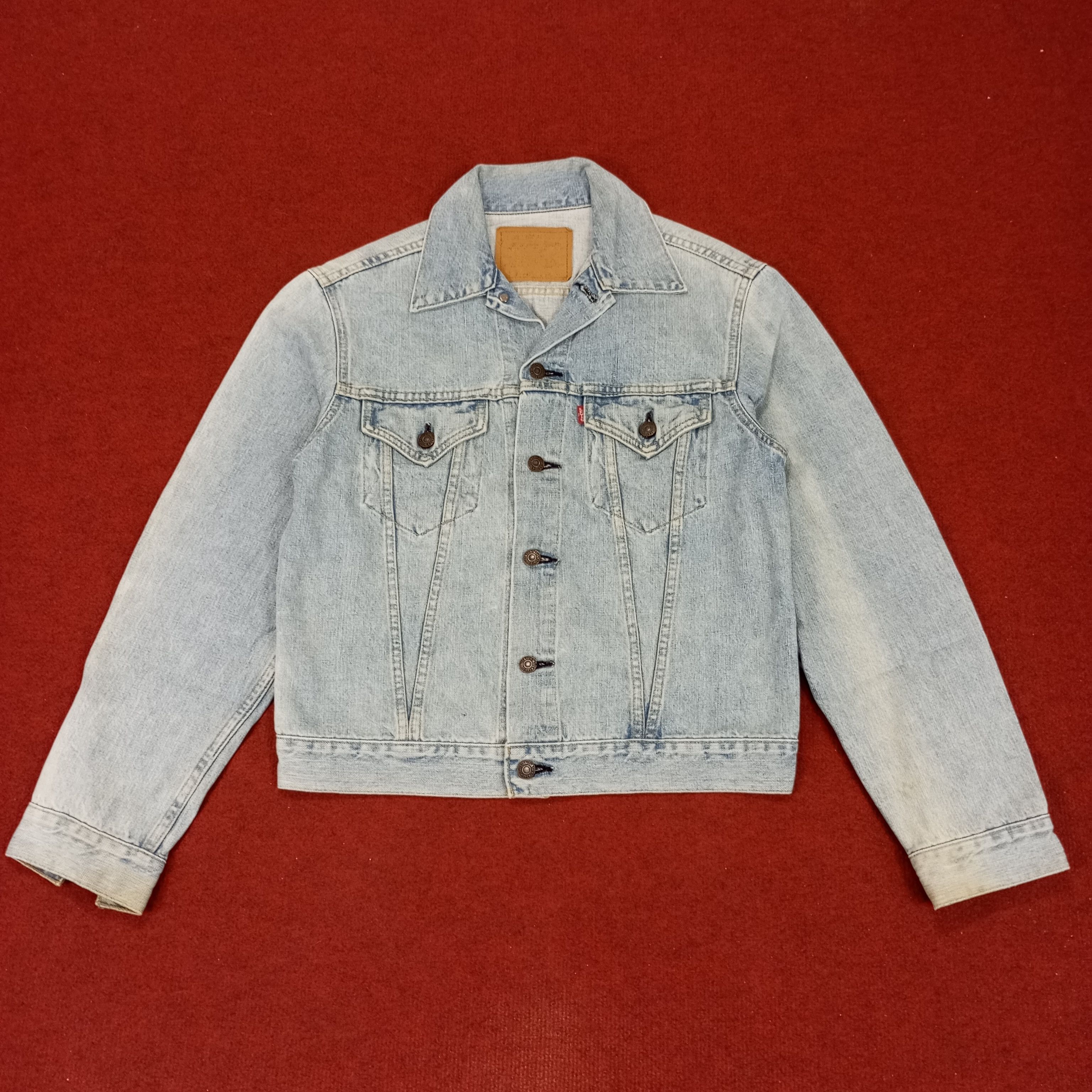Levi's × Vintage Levis Big E American Streetwear Style Fashion Denim Jacket Size US S / EU 44-46 / 1 - 1 Thumbnail