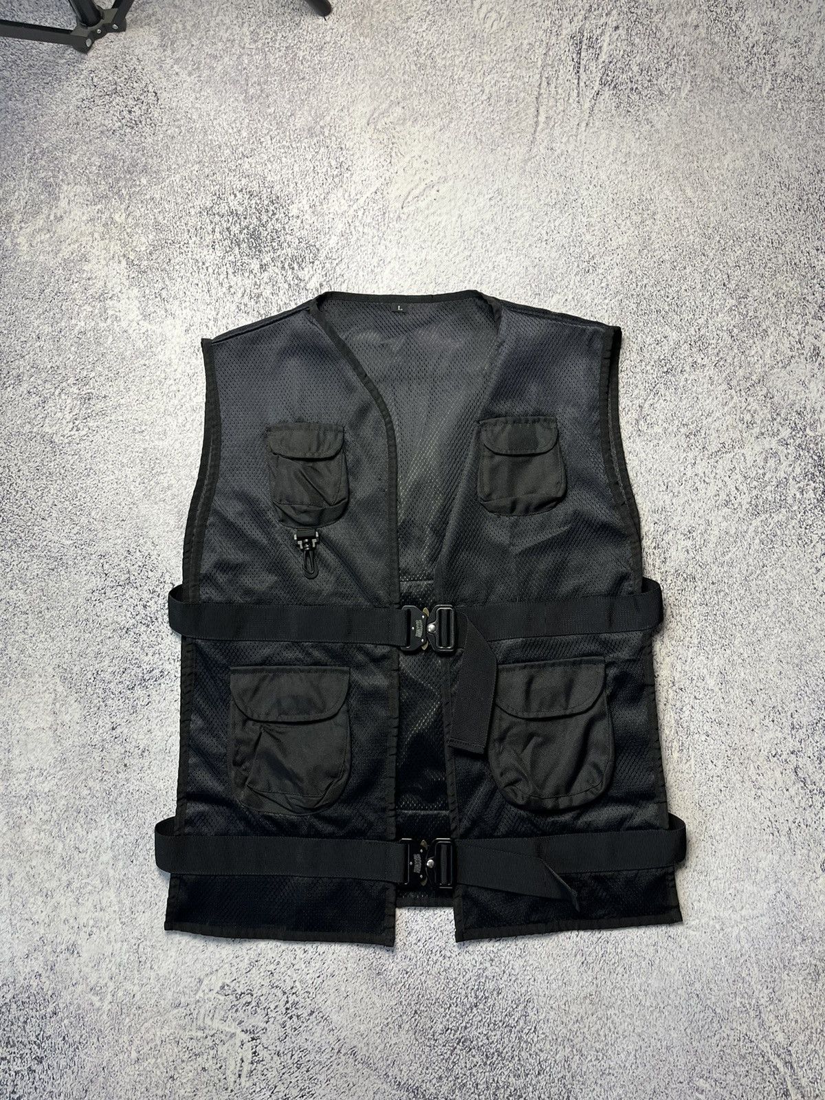 Japanese Brand Vintage Modular tech vest Multi pockets jacket Size US L / EU 52-54 / 3 - 22 Thumbnail