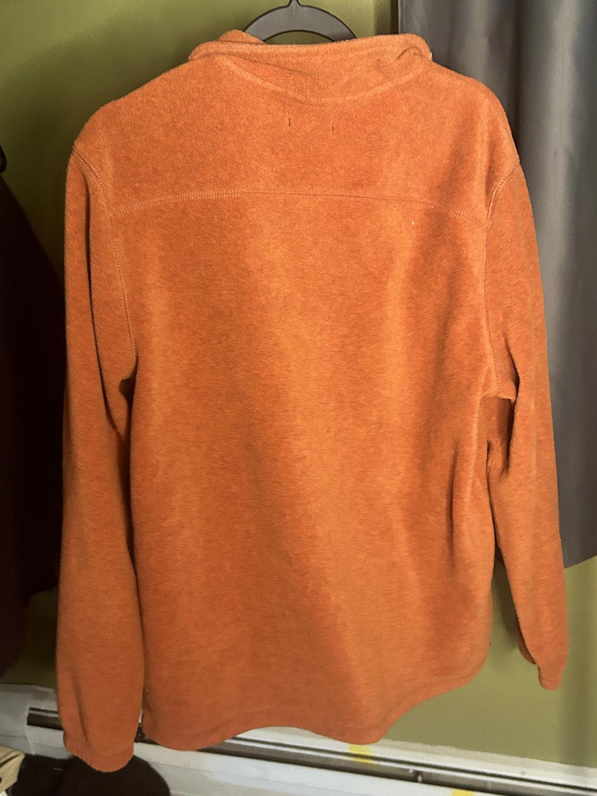 Croft & Barrow Cozy Orange Croft & Barrow Half-Zip Fleece Pullover Size US L / EU 52-54 / 3 - 1 Thumbnail