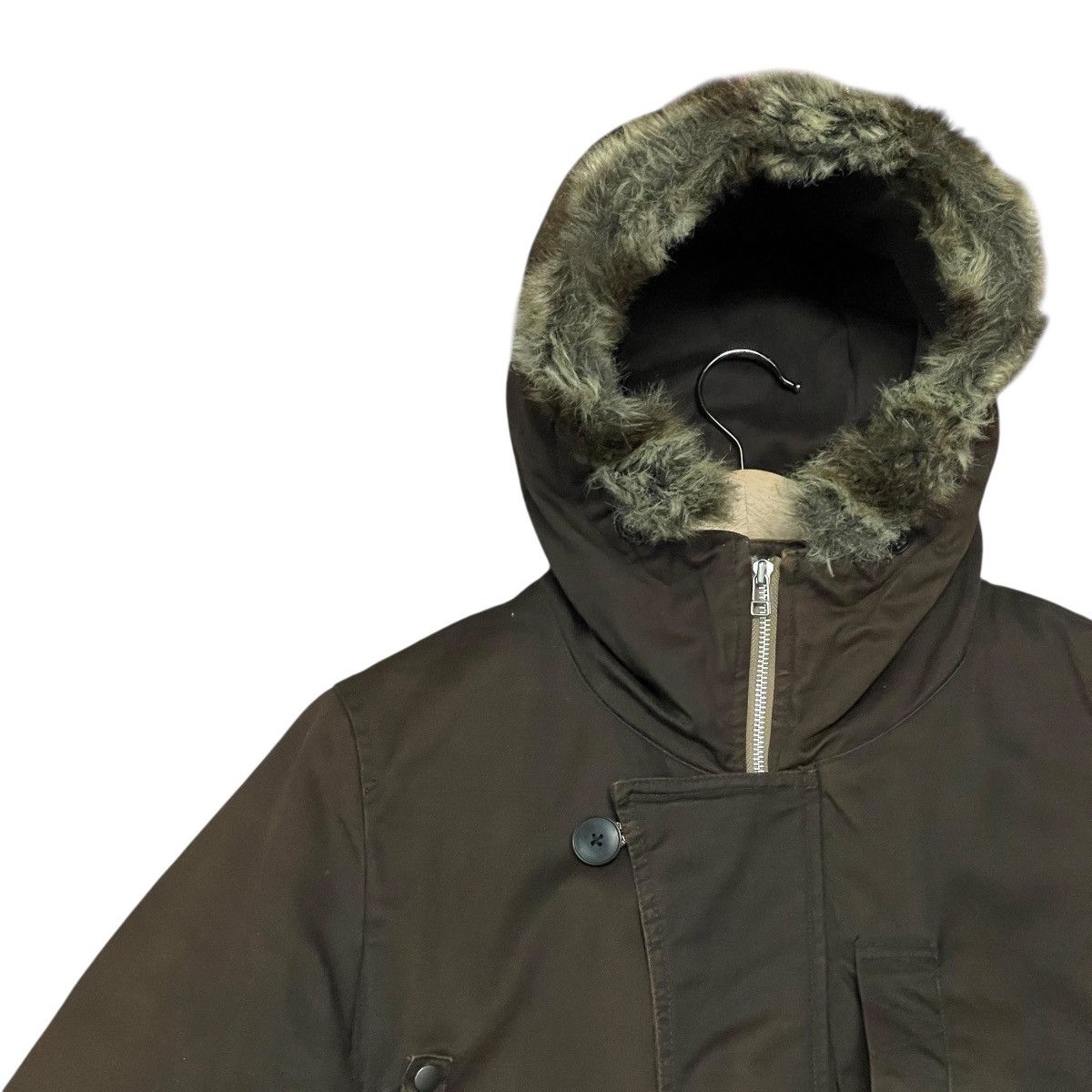 Le Grande Bleu (L.G.B.) Vintage 90s Takeo Kikuchi Army Flight Military Bomber Jacket Size US L / EU 52-54 / 3 - 5 Thumbnail