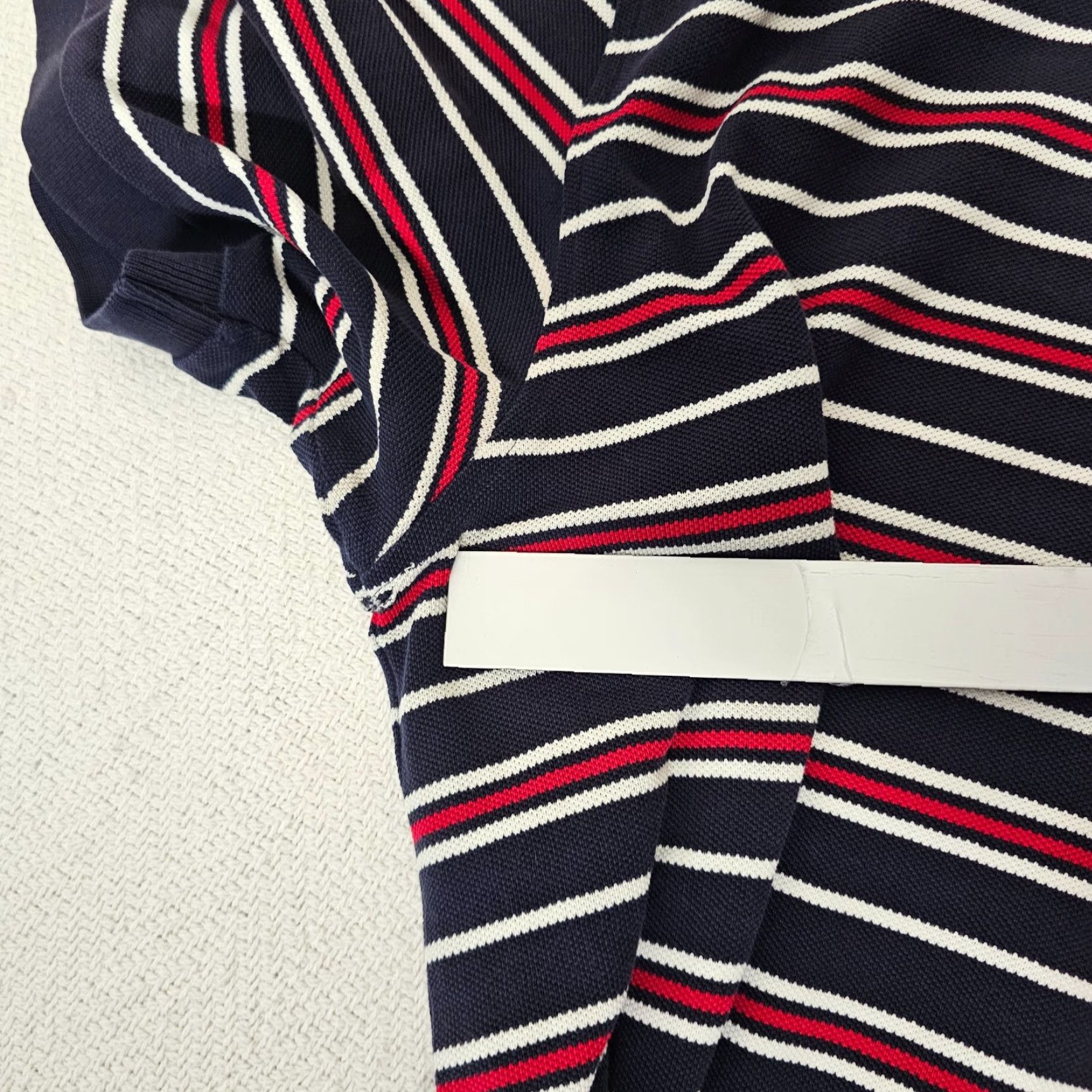Brooks Brothers BROOKS BROTHERS 1818 Performance Polo Shirt Men's Large Blue Striped Regular Fit Size US L / EU 52-54 / 3 - 6 Thumbnail