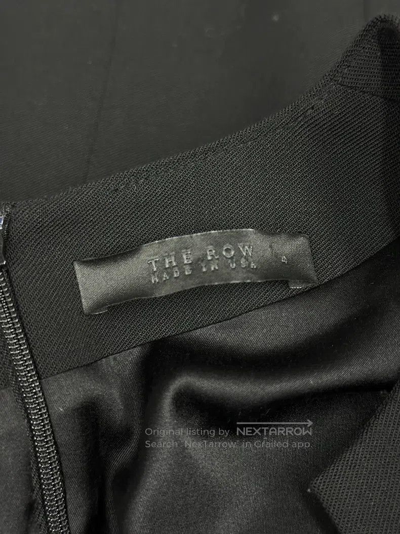 The Row The Row size 4 Black V-Neck Long-Sleeve Dress Size M / US 6-8 / IT 42-44 - 4 Thumbnail