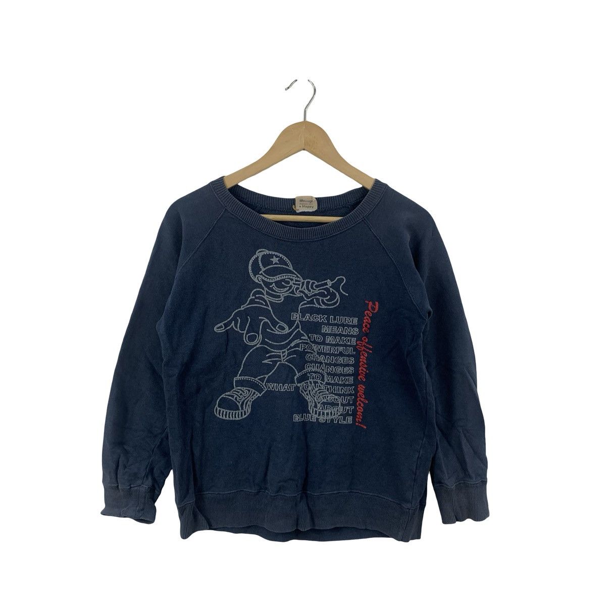 Vintage Vintage HIP HOP GRAPHIC Crewneck Sweatshirt Streetwear Size US S / EU 44-46 / 1 - 3 Thumbnail