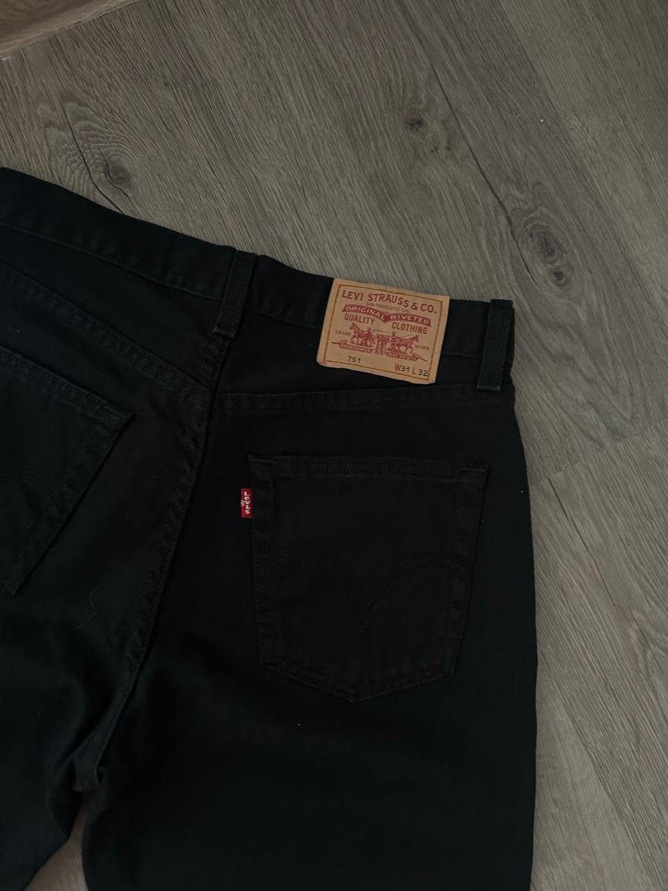 Levi's × Vintage Vintage Levi’s Black Denim Red Tab Pants Size US 31 - 4 Thumbnail