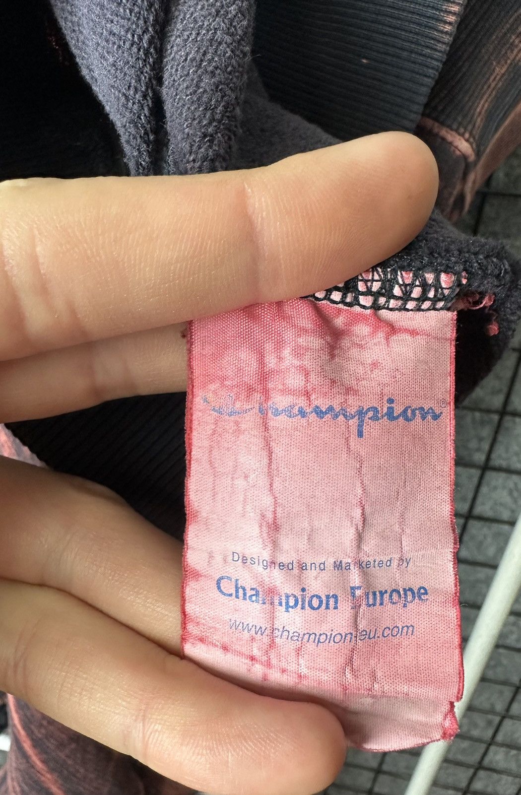 Champion Champion Custom Acid Wash Tie Dye Half Zip Sweatshirt SizeXL Size US XL / EU 56 / 4 - 7 Thumbnail