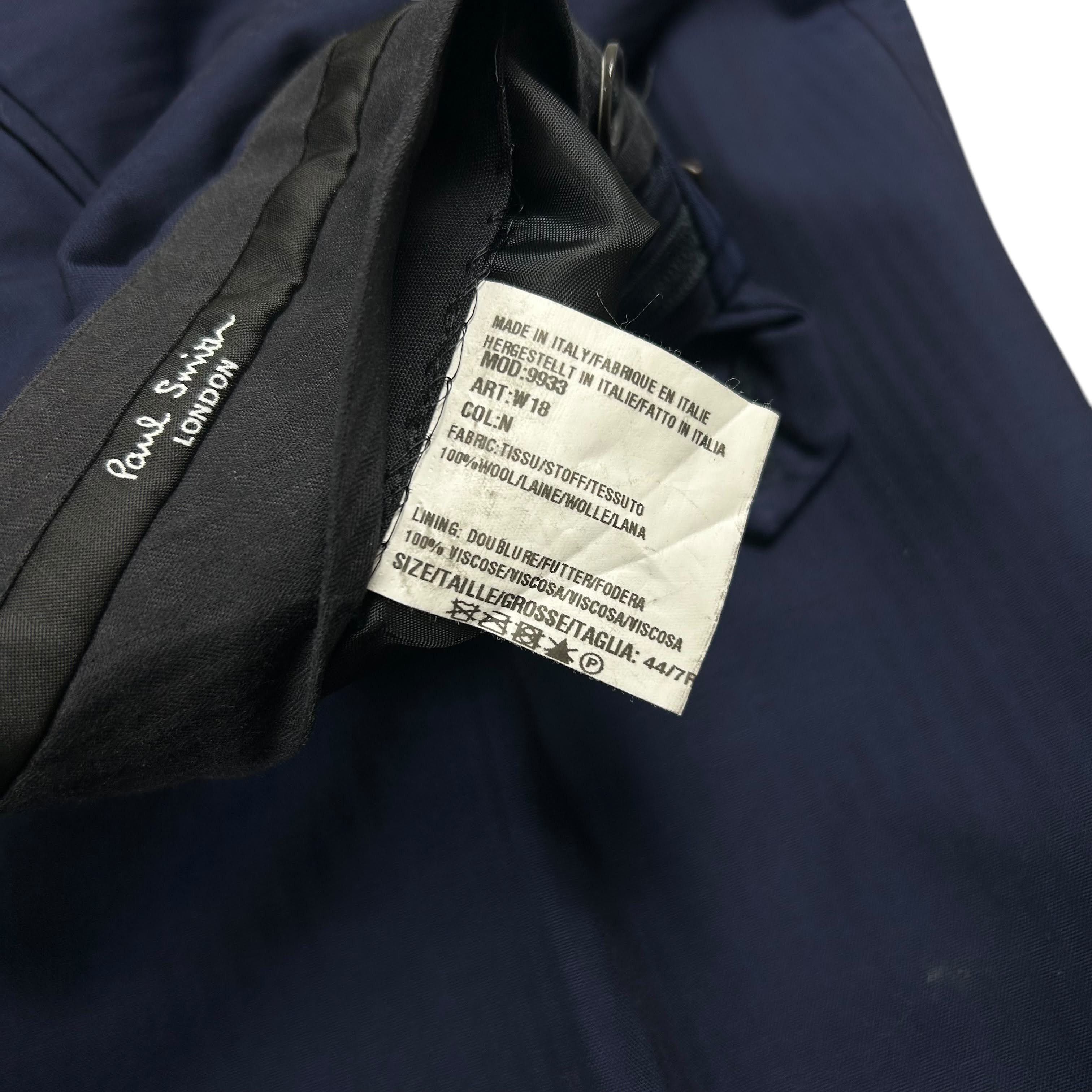 Paul Smith Paul Smith London Blue Striped Wool Formal Pants W36L31 Size 46R - 6 Thumbnail