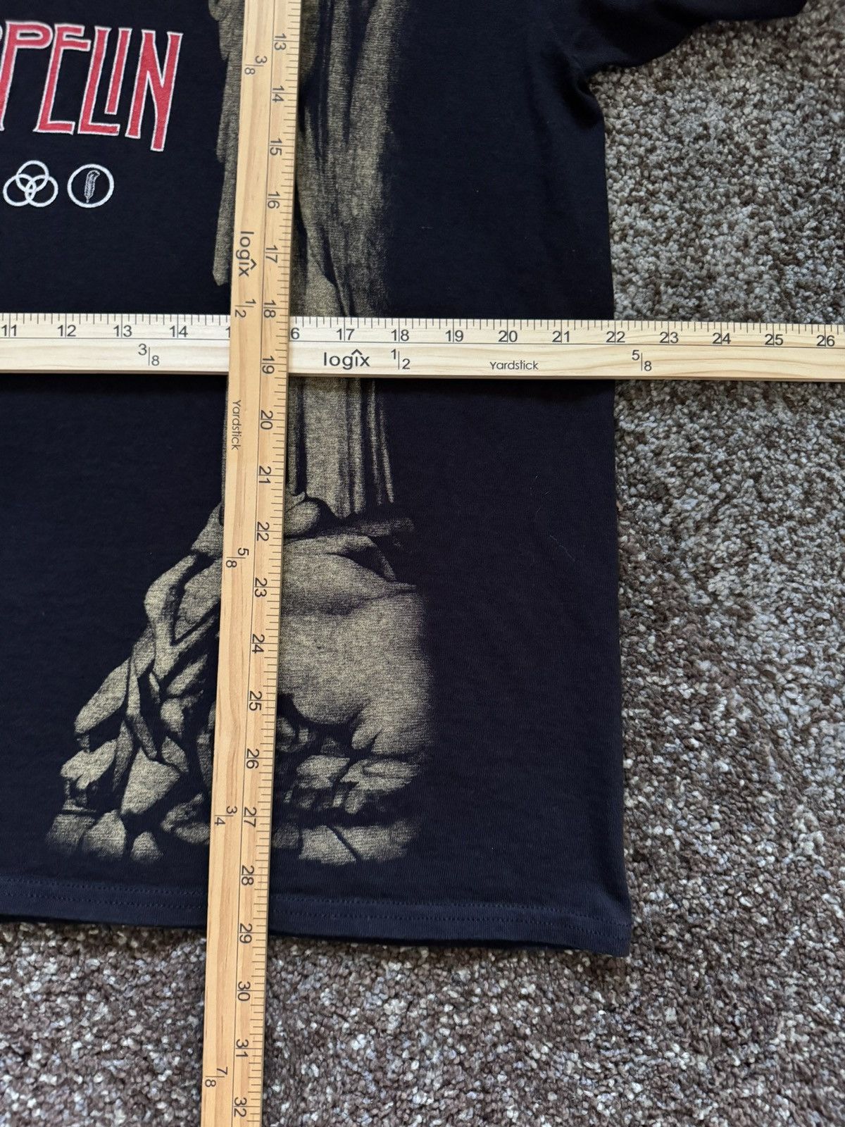 Led Zeppelin Black Led Zeppelin "Hermit" T-shirt Cut Tag Size US L / EU 52-54 / 3 - 2 Thumbnail