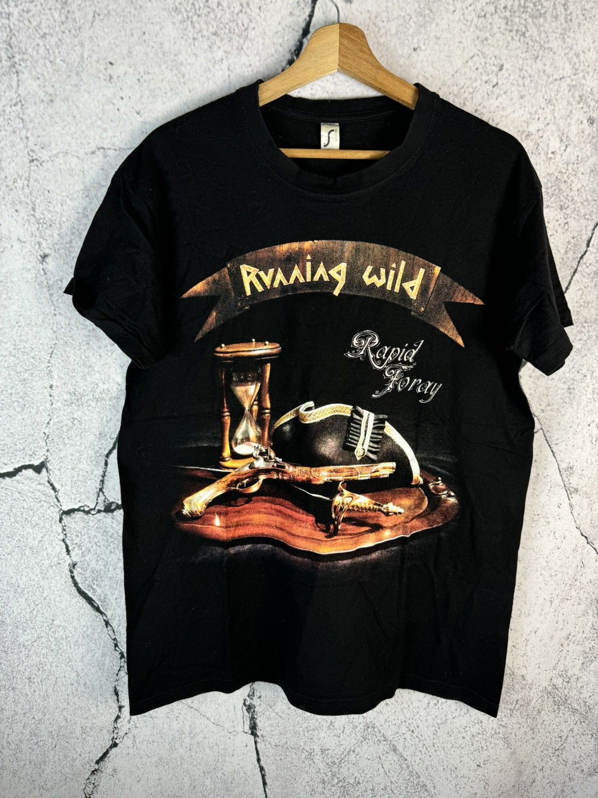 Band Tees × Metallica × Vintage RUNNING WILD Vintage Band T-Shirt skulls tee Size US M / EU 48-50 / 2 - 1 Thumbnail