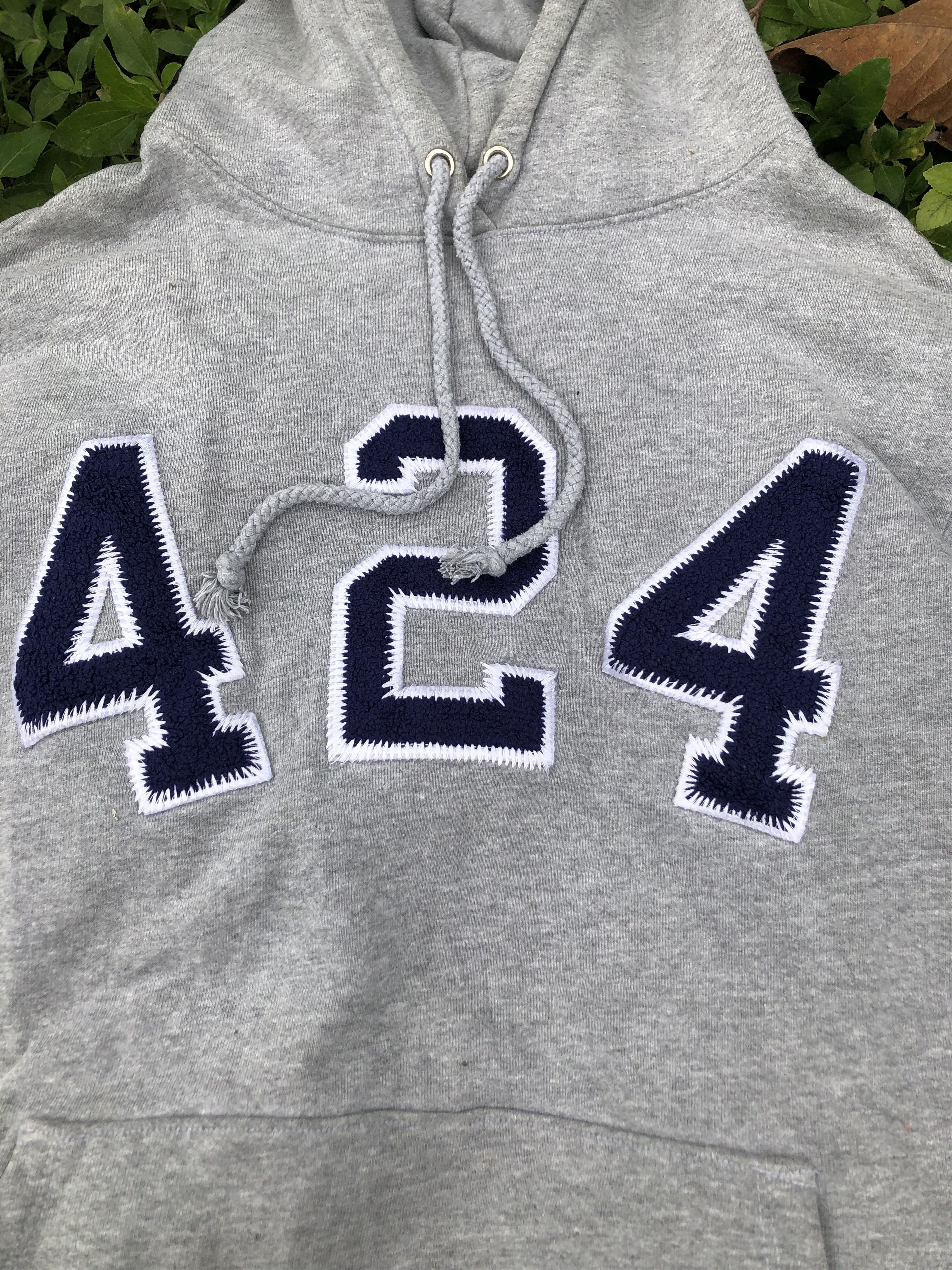 424 424 university logo hoodie grey Size US L / EU 52-54 / 3 - 3 Thumbnail