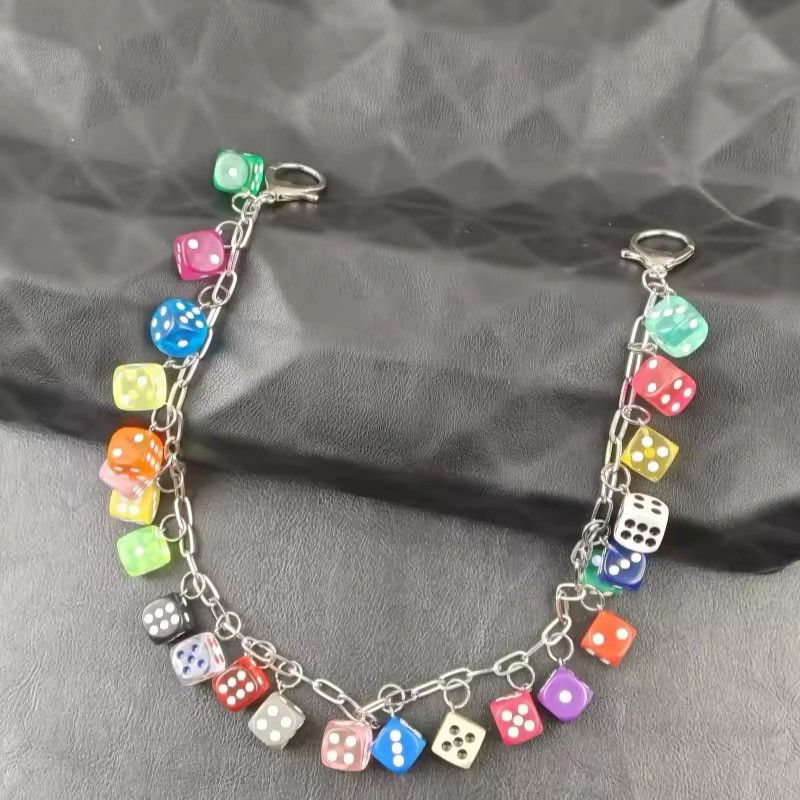 Japanese Brand × Jewelry Lucky Colorful Dice Pants Chain Size ONE SIZE - 2 Thumbnail