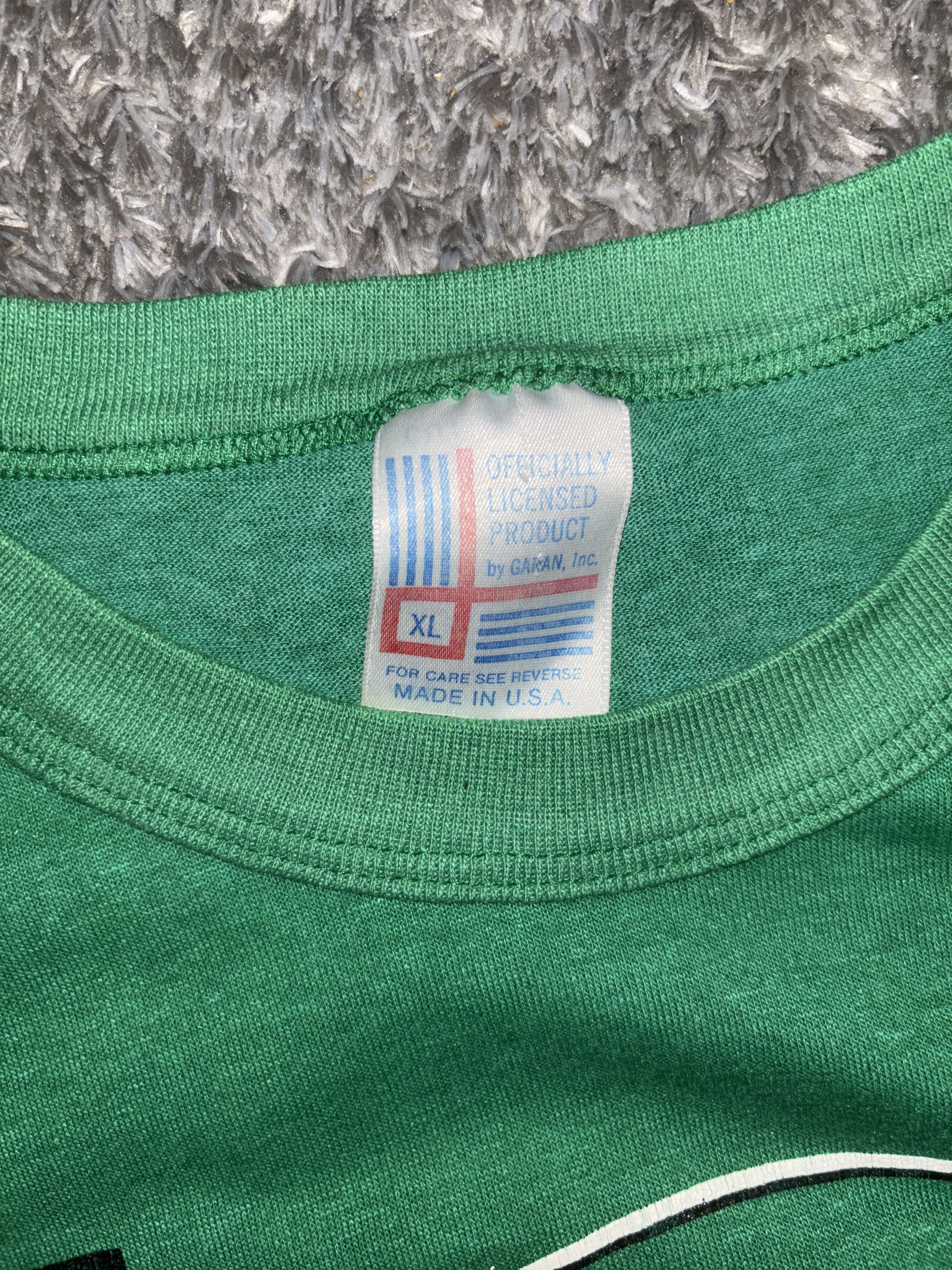 Vintage New York Jets Vintage 80s Single Stitch Helmet T Shirt Size US L / EU 52-54 / 3 - 3 Thumbnail
