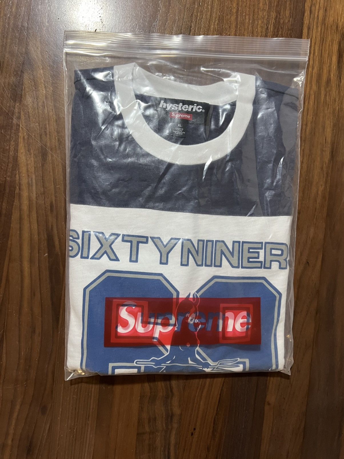 Hysteric Glamour × Supreme SUPREME®/HYSTERIC GLAMOUR 69 FOOTBALL TOP JERSEY WHITE XL Size US XL / EU 56 / 4 - 4 Thumbnail
