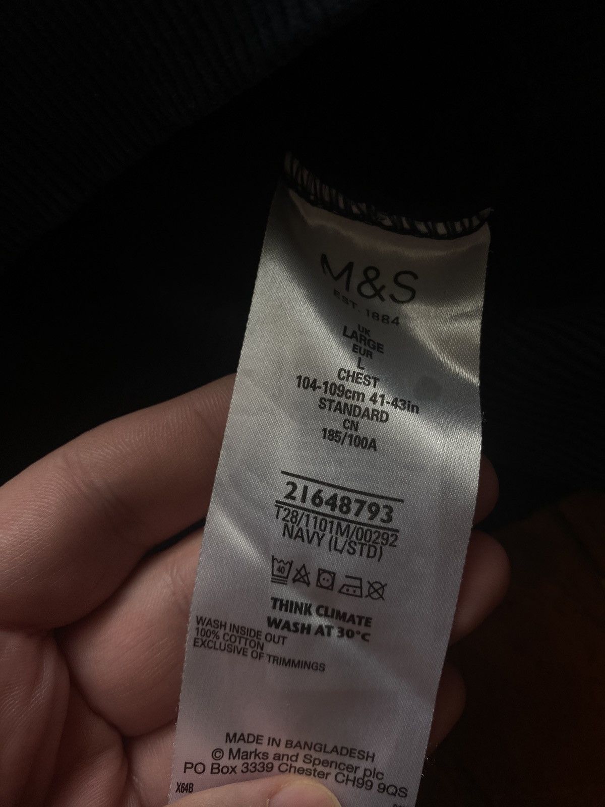 Vintage M&S Size US M / EU 48-50 / 2 - 2 Thumbnail