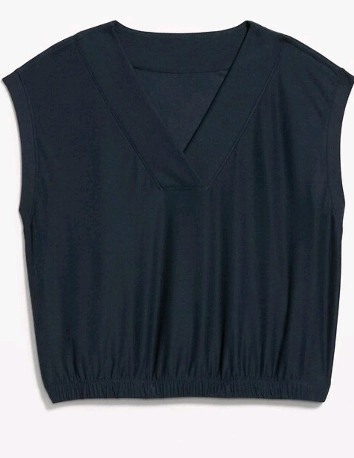 Old Navy NWT OLD NAVY ACTIVE Sz 4X V-Neck Sleeveless Top CLOUDMOTION Size 4XL / US 24-26 - 6 Thumbnail