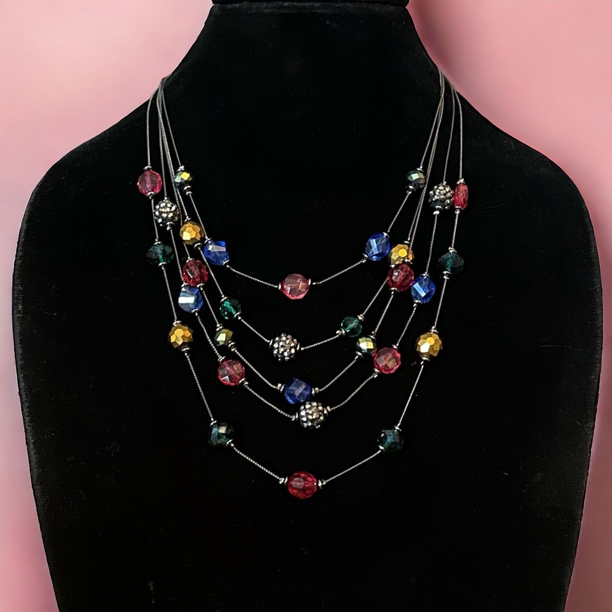Other Multicolor layered station bead necklace Size ONE SIZE - 1 Thumbnail