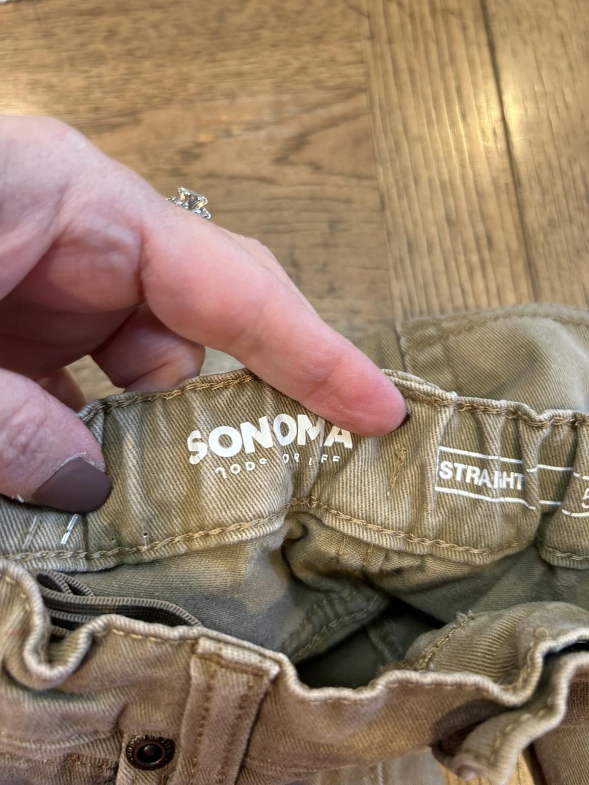 Sonoma Sonoma Straight Fit Khaki Pants Size 5T Size US 26 / EU 42 - 3 Thumbnail