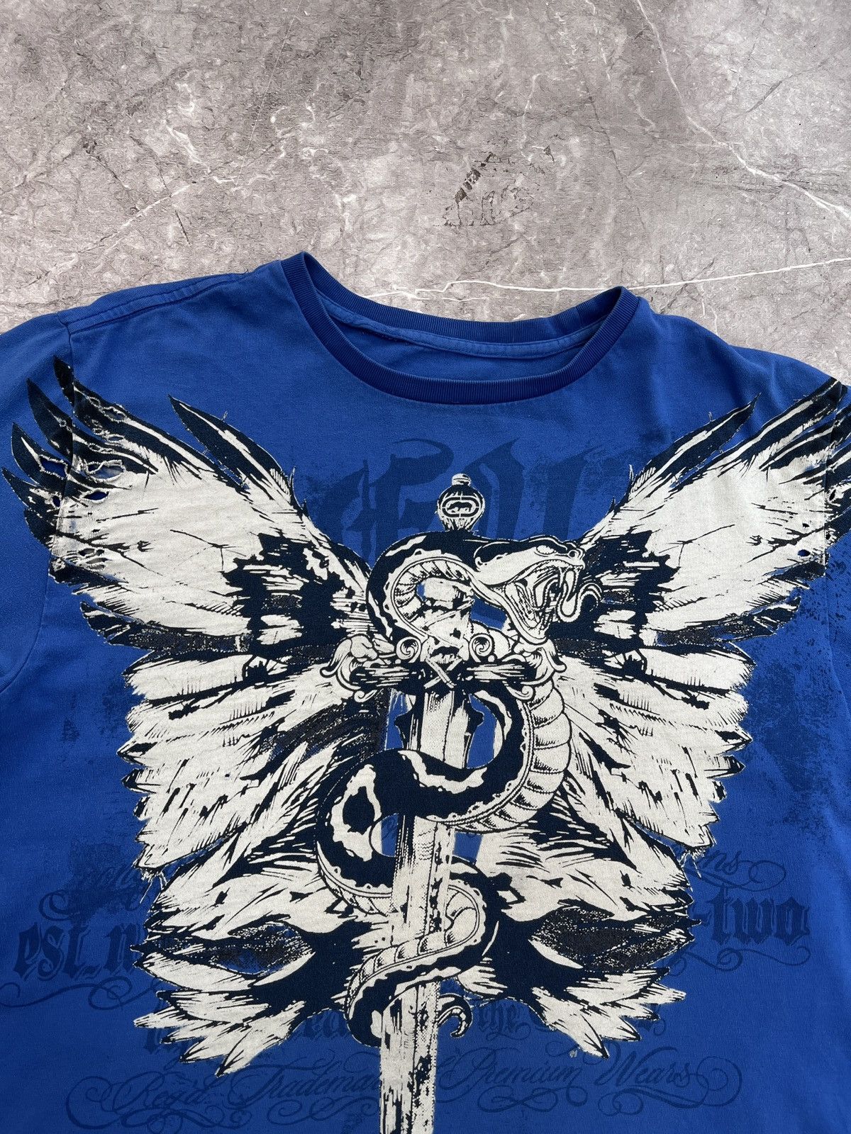 Affliction × Ecko Unltd. Skater faded distressed t shirt Ecko unitd. Affliction style Size US L / EU 52-54 / 3 - 3 Thumbnail