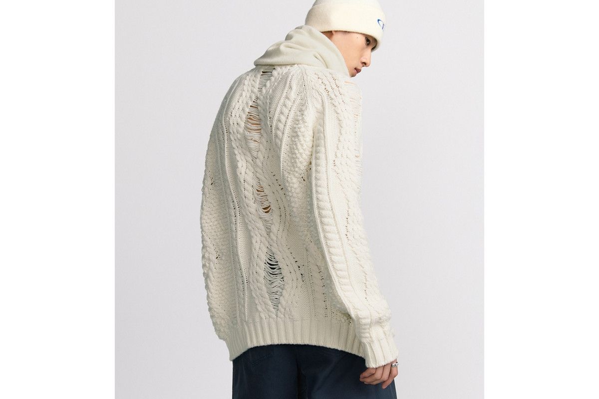 Dior o1bcso1str0326 Turtleneck Sweater in White Size US XL / EU 56 / 4 - 5 Thumbnail