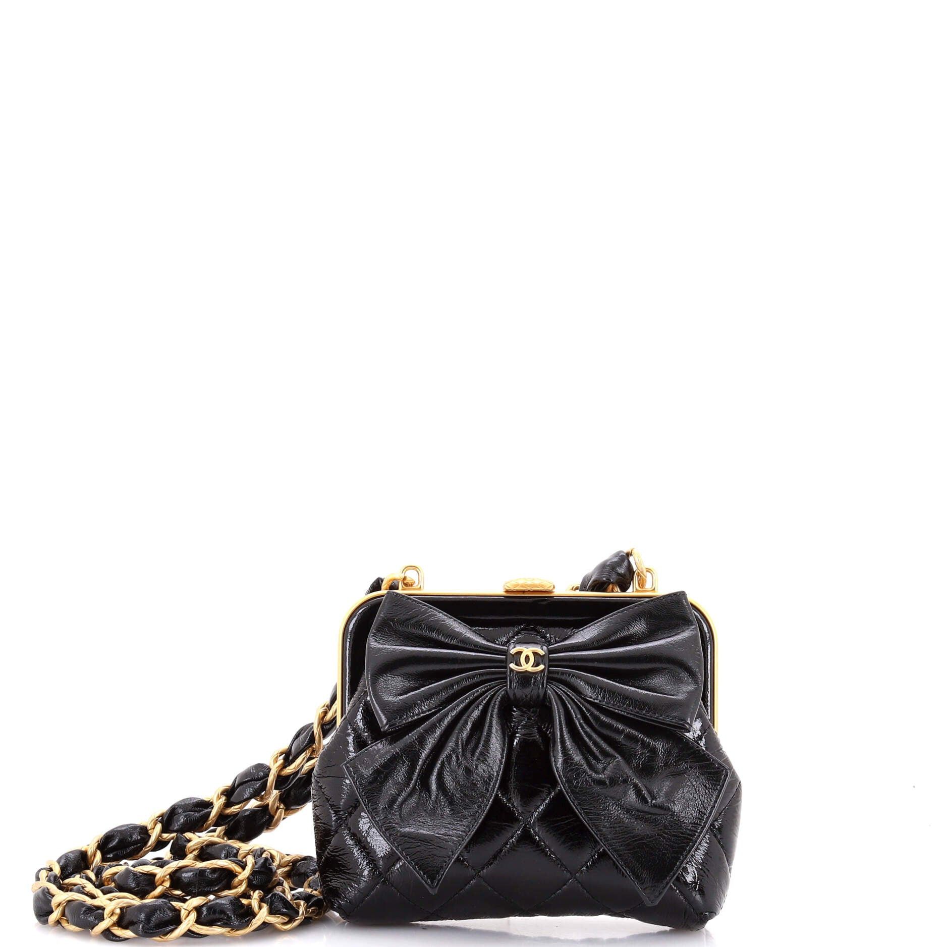 Chanel Bow Frame Clutch With Chain Size ONE SIZE - 1 Thumbnail