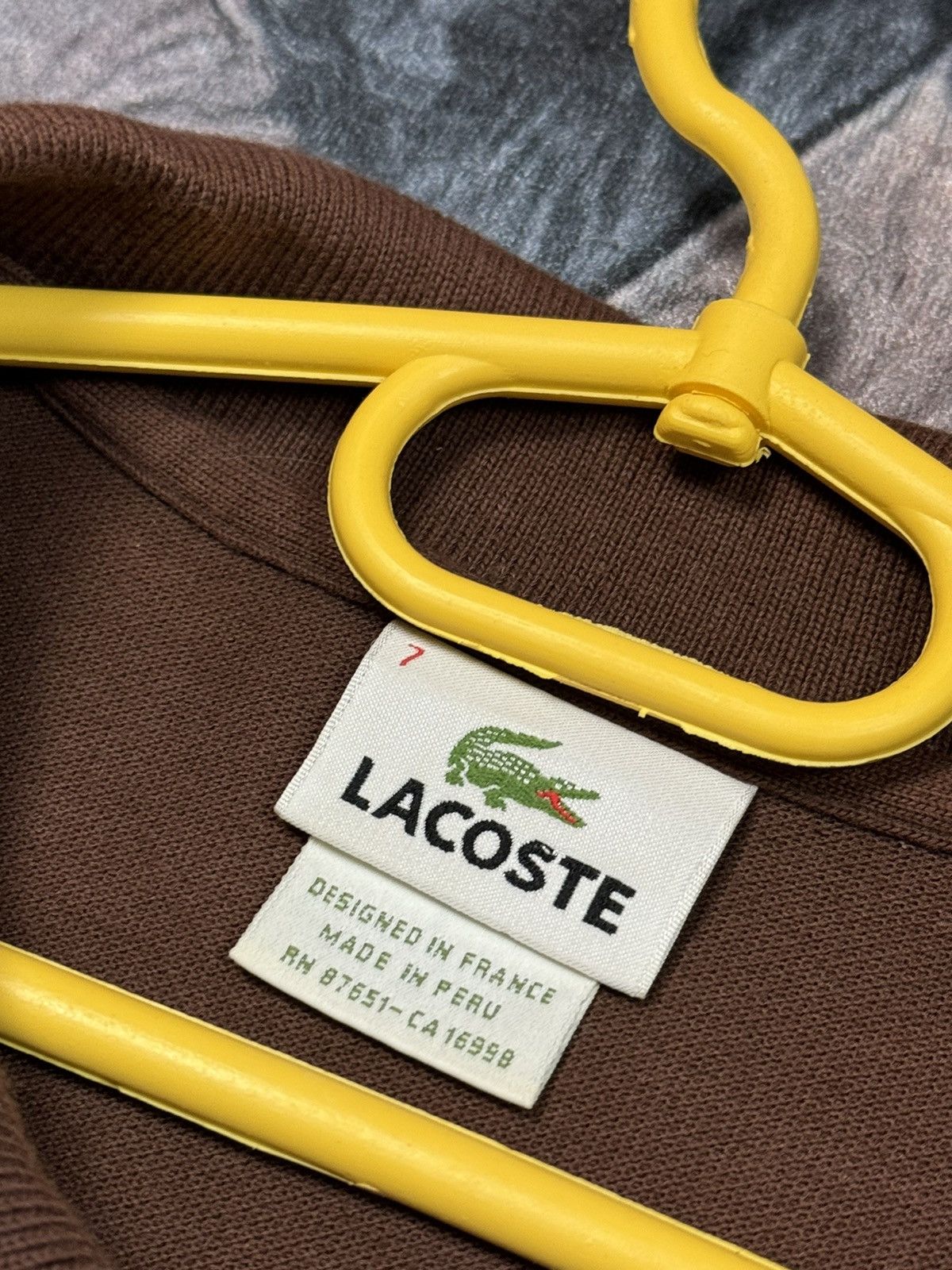 Lacoste Lacoste Polo T- Shirt Tee Vintage Rare Size US XL / EU 56 / 4 - 12 Thumbnail