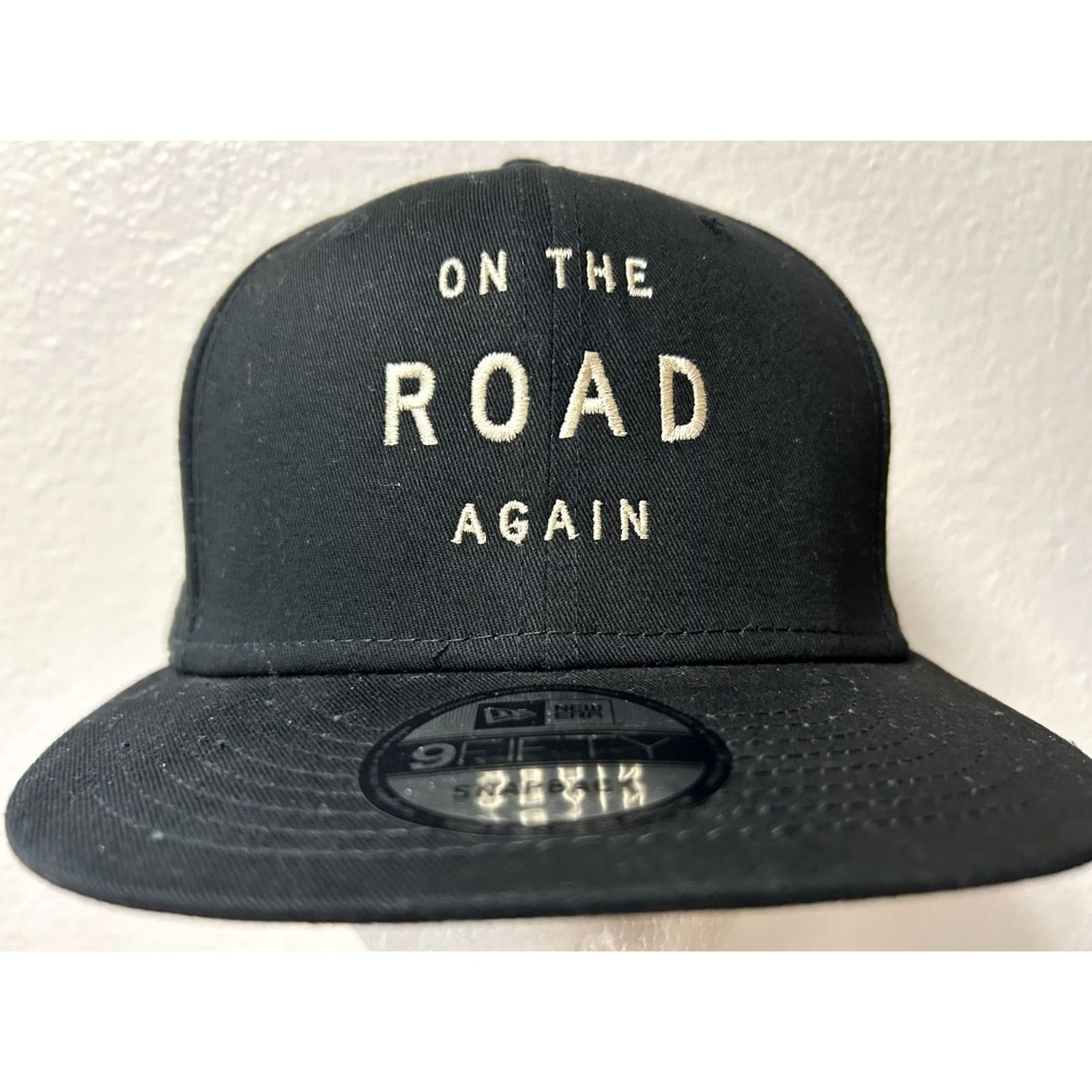 New Era Willie Nelson On The Road Again Snapback Hat Cap Black Men One Size Snapback Music Size ONE SIZE - 2 Thumbnail