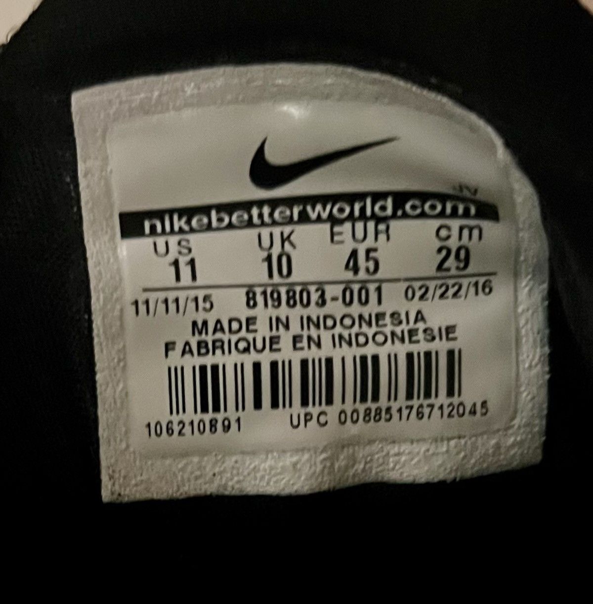 Nike Authentic Nike Darwin sneakers all black size 11 Size US 11 / EU 44 - 7 Thumbnail