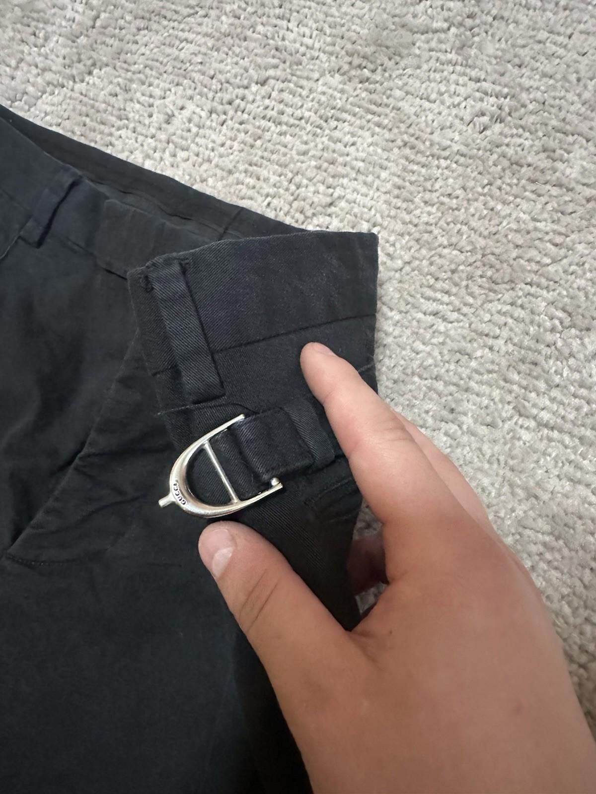 Gucci Gucci Silver Horsebit Mens Stretch Dress Trousers Sz 48R Size 48R - 6 Thumbnail