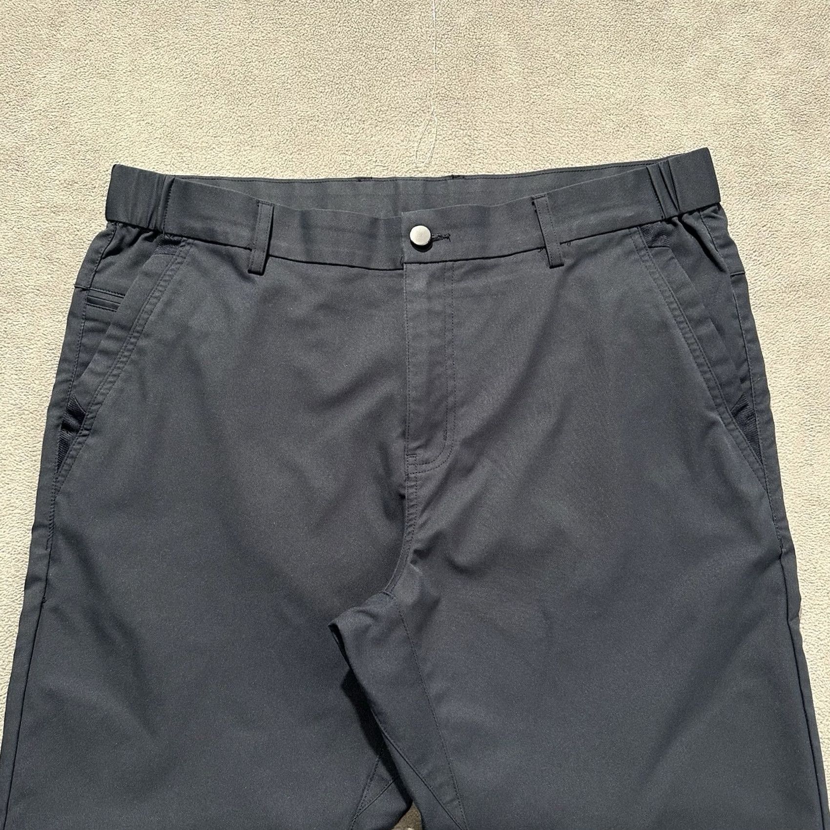 Vintage Jack Archer Jetsetter Tech Pants Mens 34x30 Deep Blue Polyester Chino Slim Fit Regular Rise 11" Inseam 28" 02/2024 Modern Golf City Preppy Size US 40 / EU 56 - 3 Thumbnail