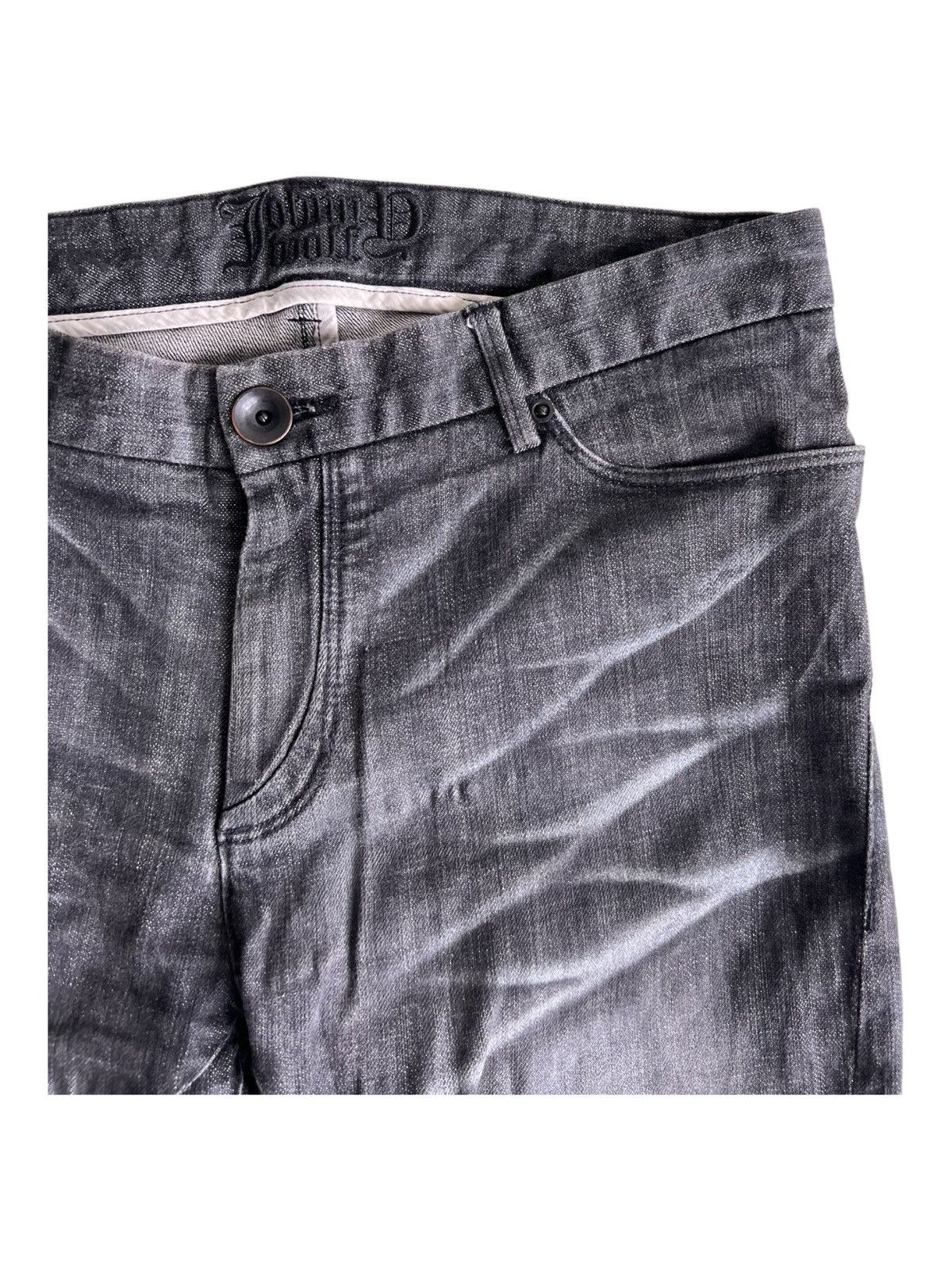 Yasuyuki Ishii Johnny Wolf 🇯🇵 Flare Zipper Hem Beauty Whiskers Stag Jeans Size US 34 / EU 50 - 6 Thumbnail
