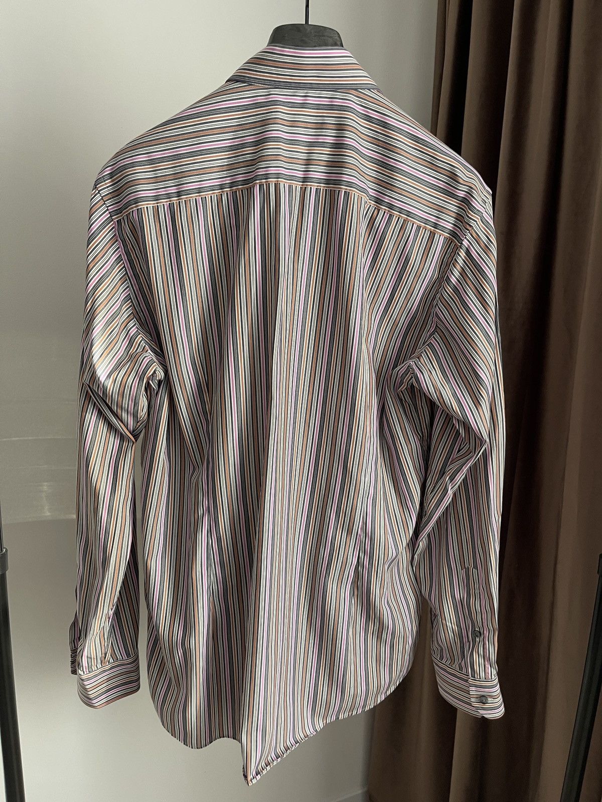 Eton Designer striped eton shirt Size US XXL / EU 58 / 5 - 6 Thumbnail